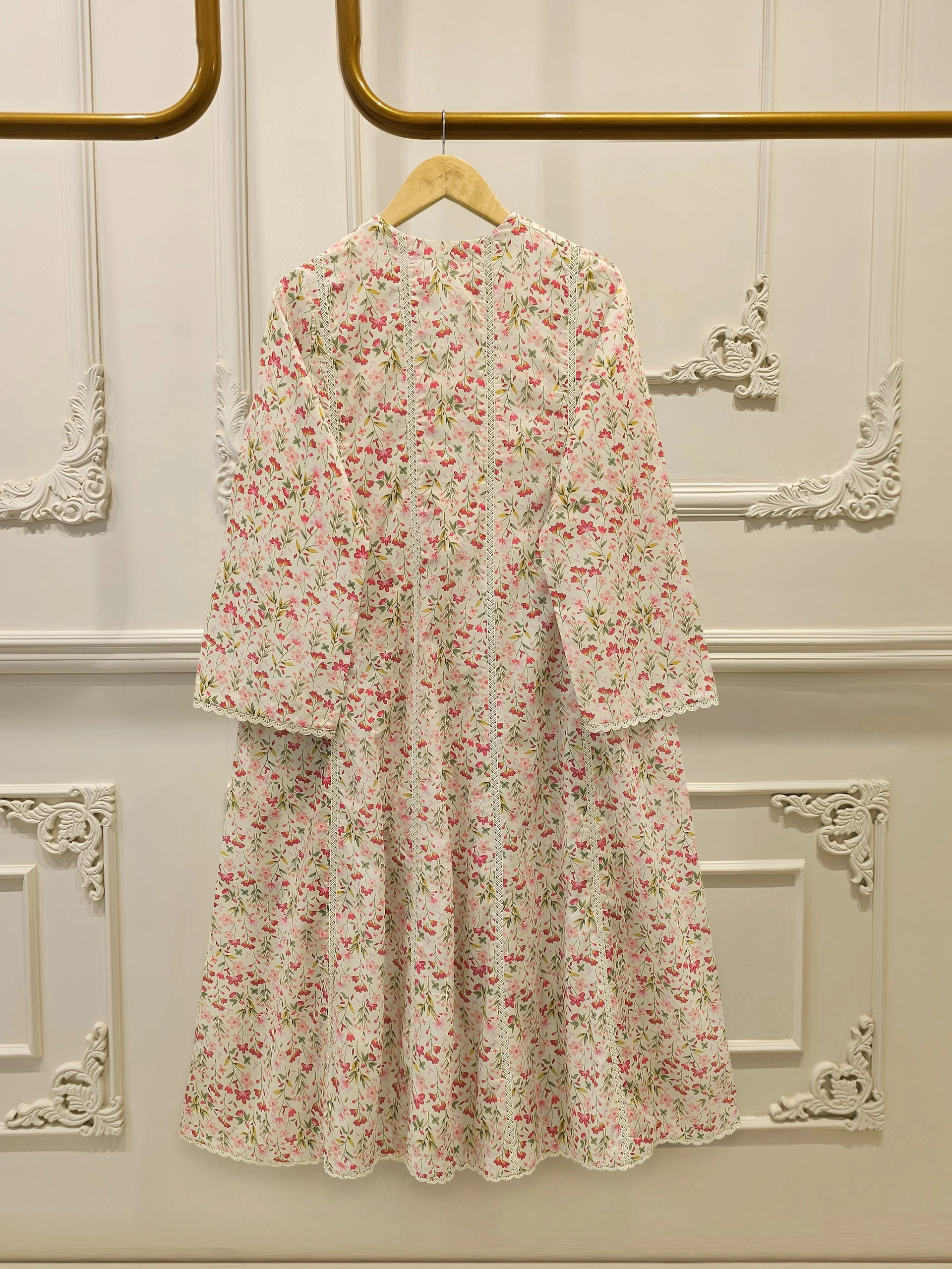 2 Piece - Digital Printed Cambric Suit - Image 2