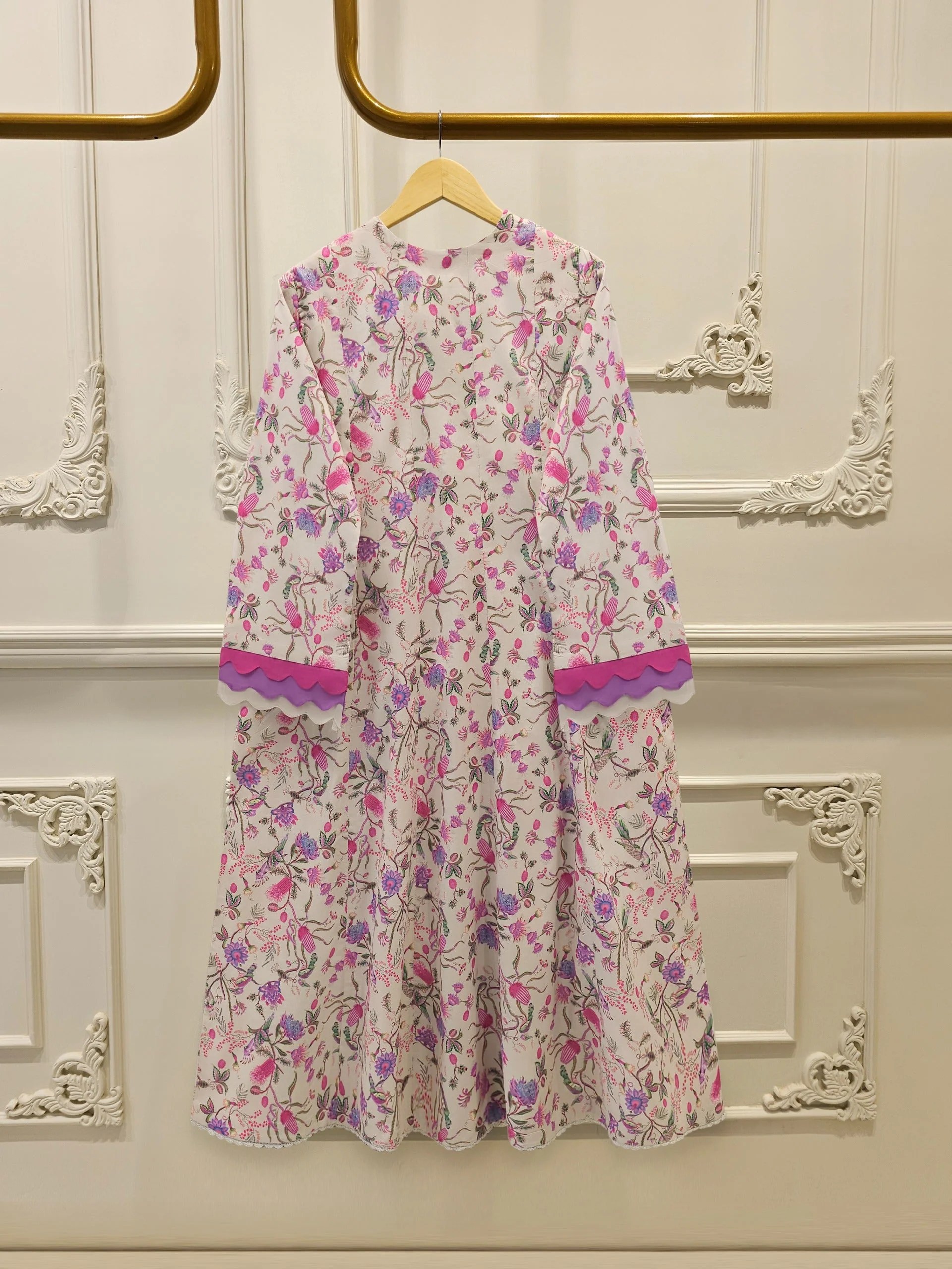 2 Piece - Digital Printed Cambric Suit - Image 2