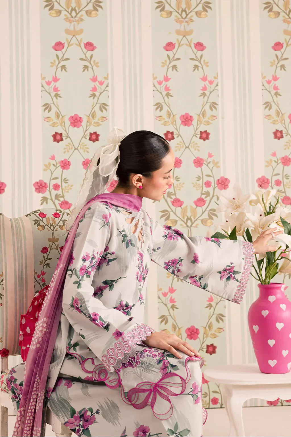 3-Piece Silk Printed Suit - Image 7