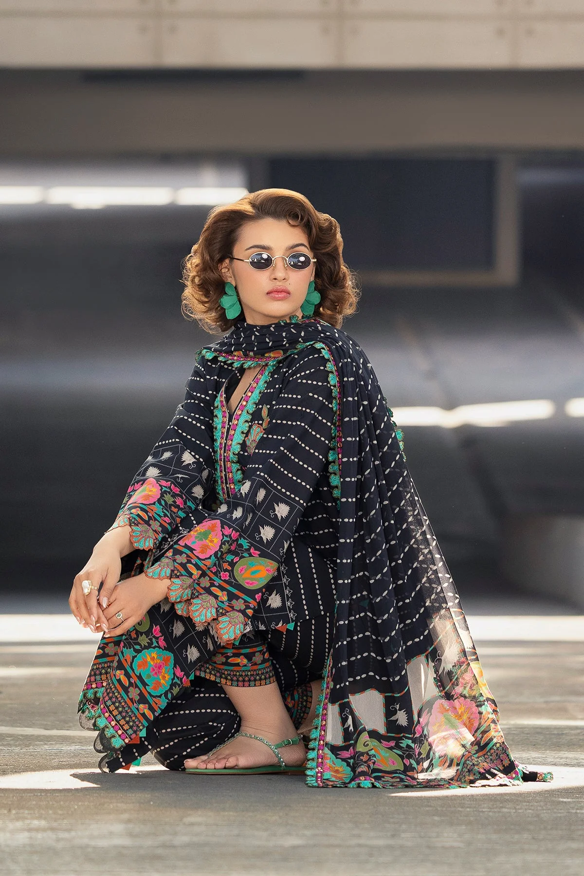 3-PC Unstitched Embroidered Lawn Collection - Image 10