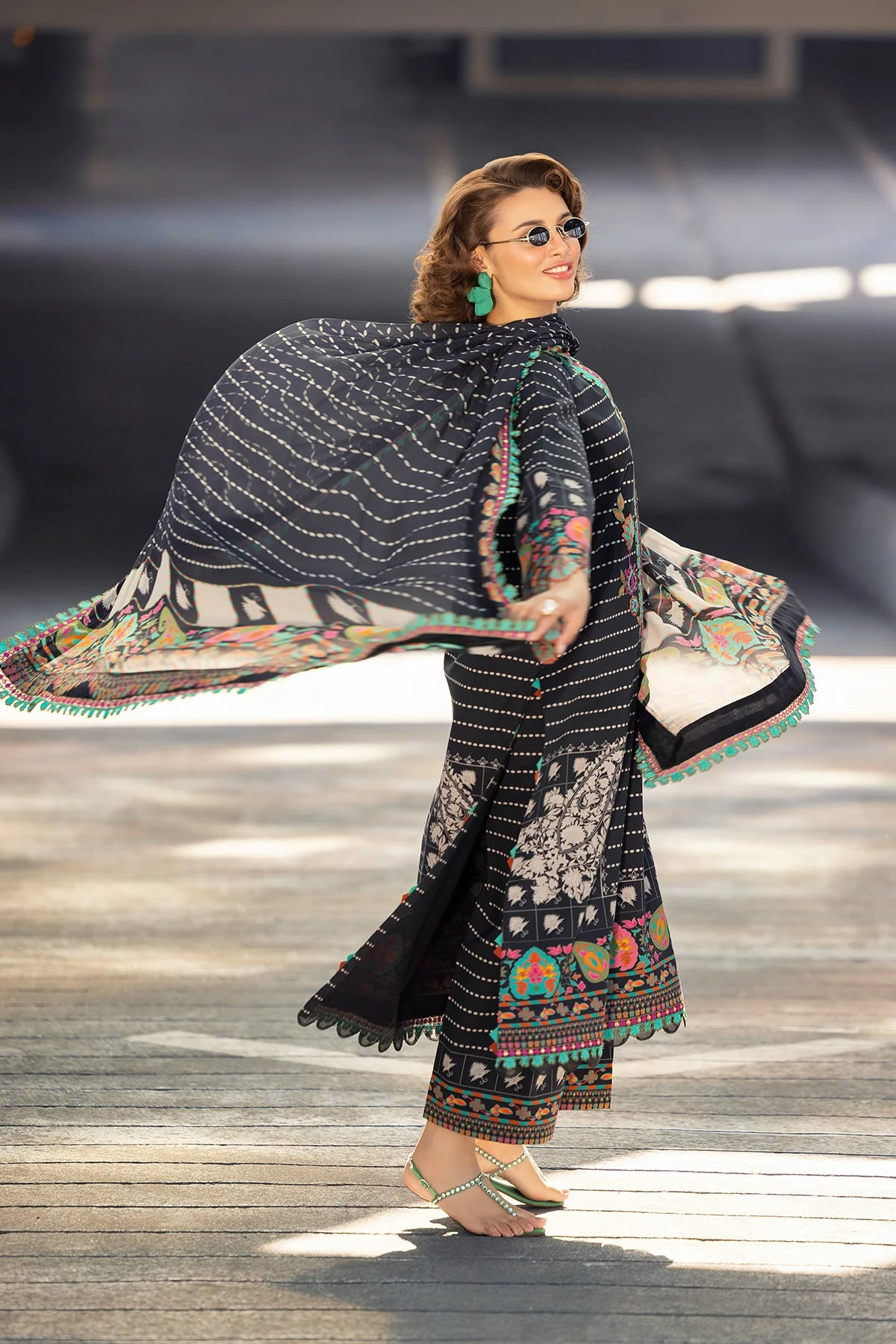 3-PC Unstitched Embroidered Lawn Collection - Image 6