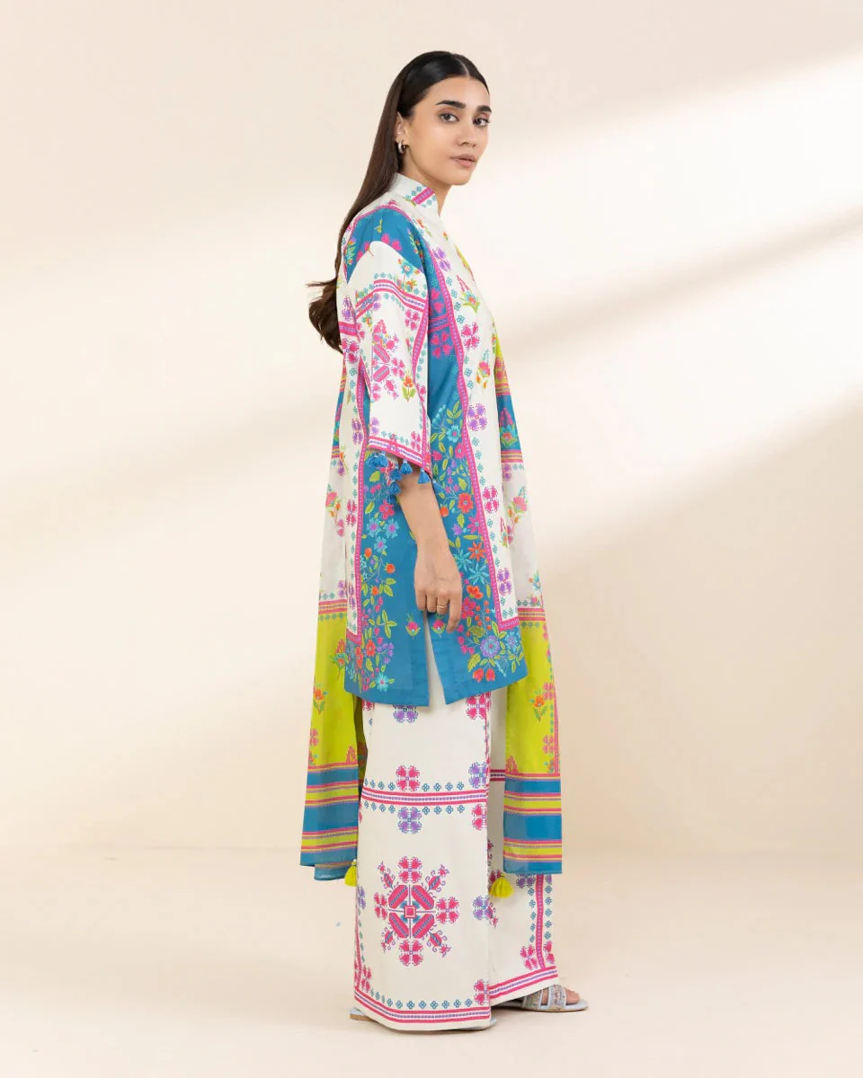 3 Piece - Embroidered Lawn Suit - Image 3