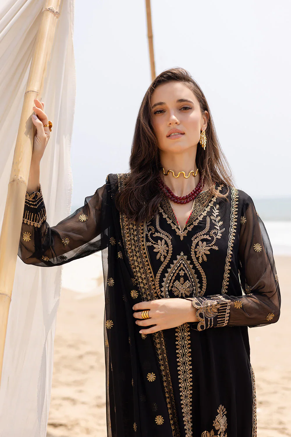 3 Piece Embroirdered Chiffon - Image 6