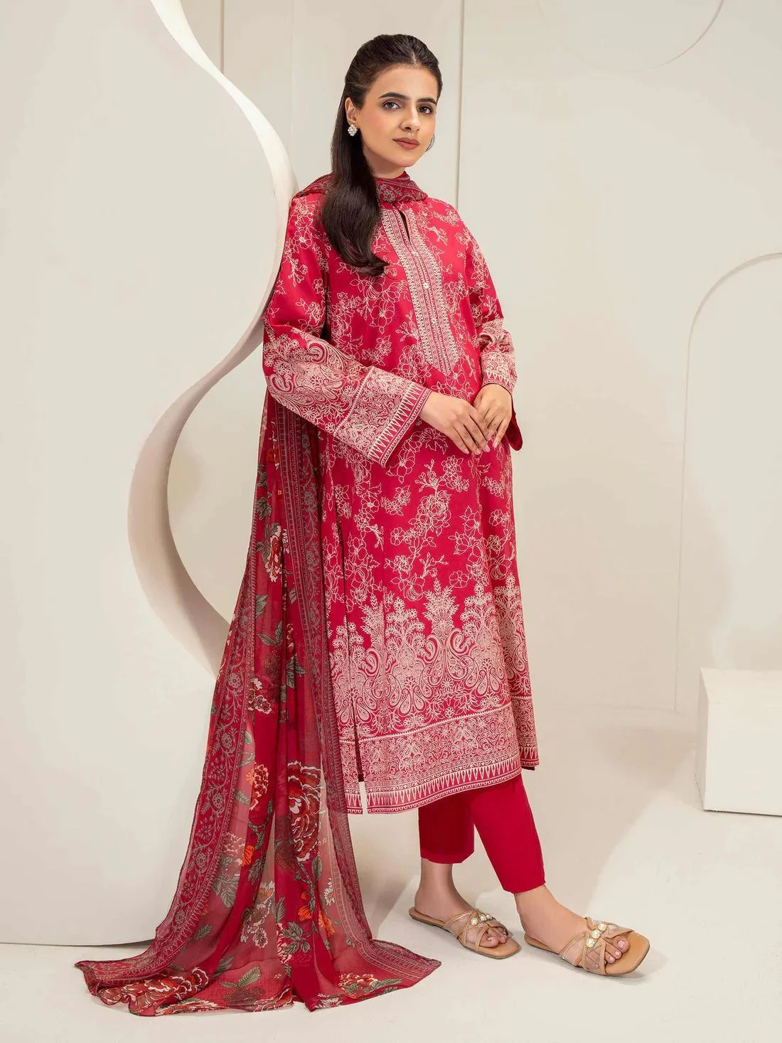3 Piece Lawn Suit - Image 3
