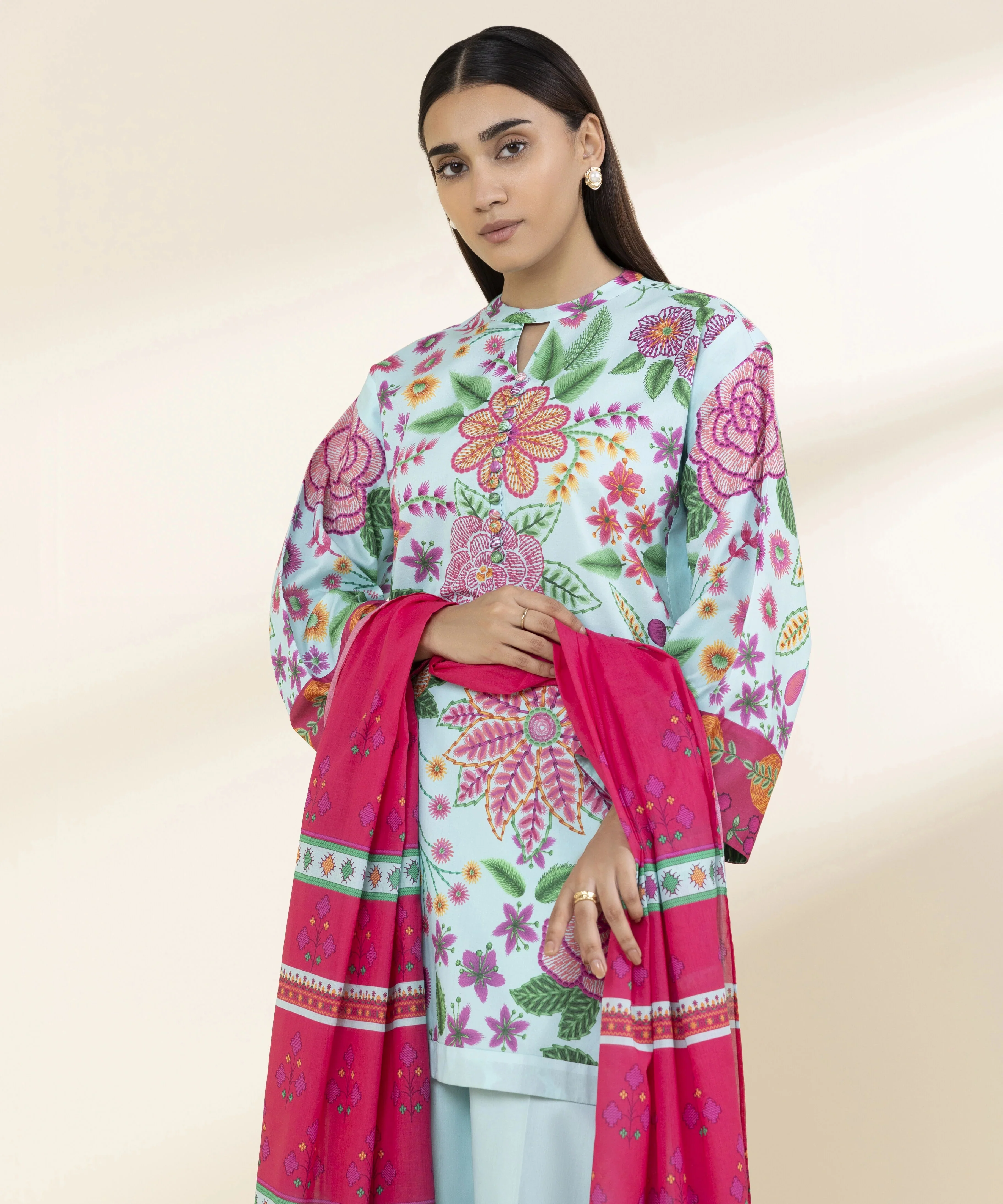 Printed Lawn Suit - Image 4