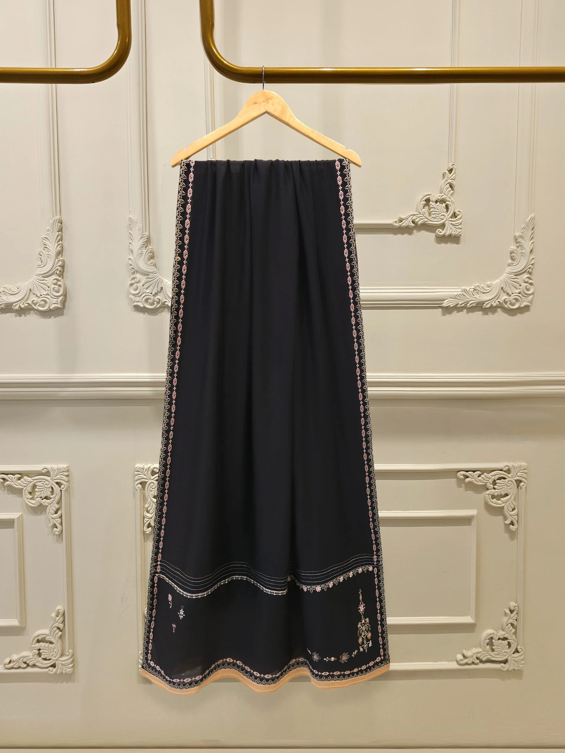 3 Piece - Embroidered Kora Cotton Suit - Image 4