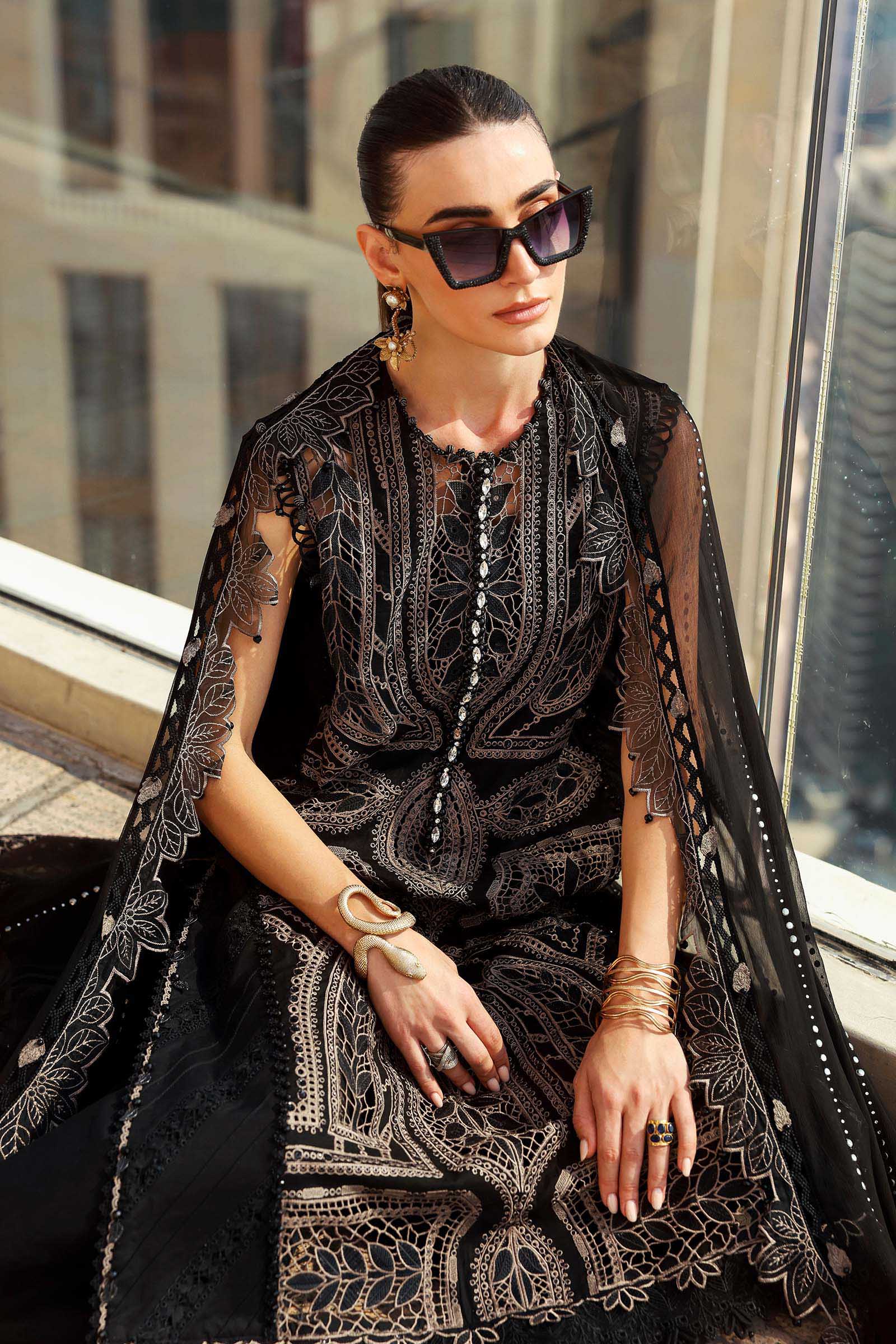 3 Piece Unstitched Embroidered Lawn Suit - Image 7