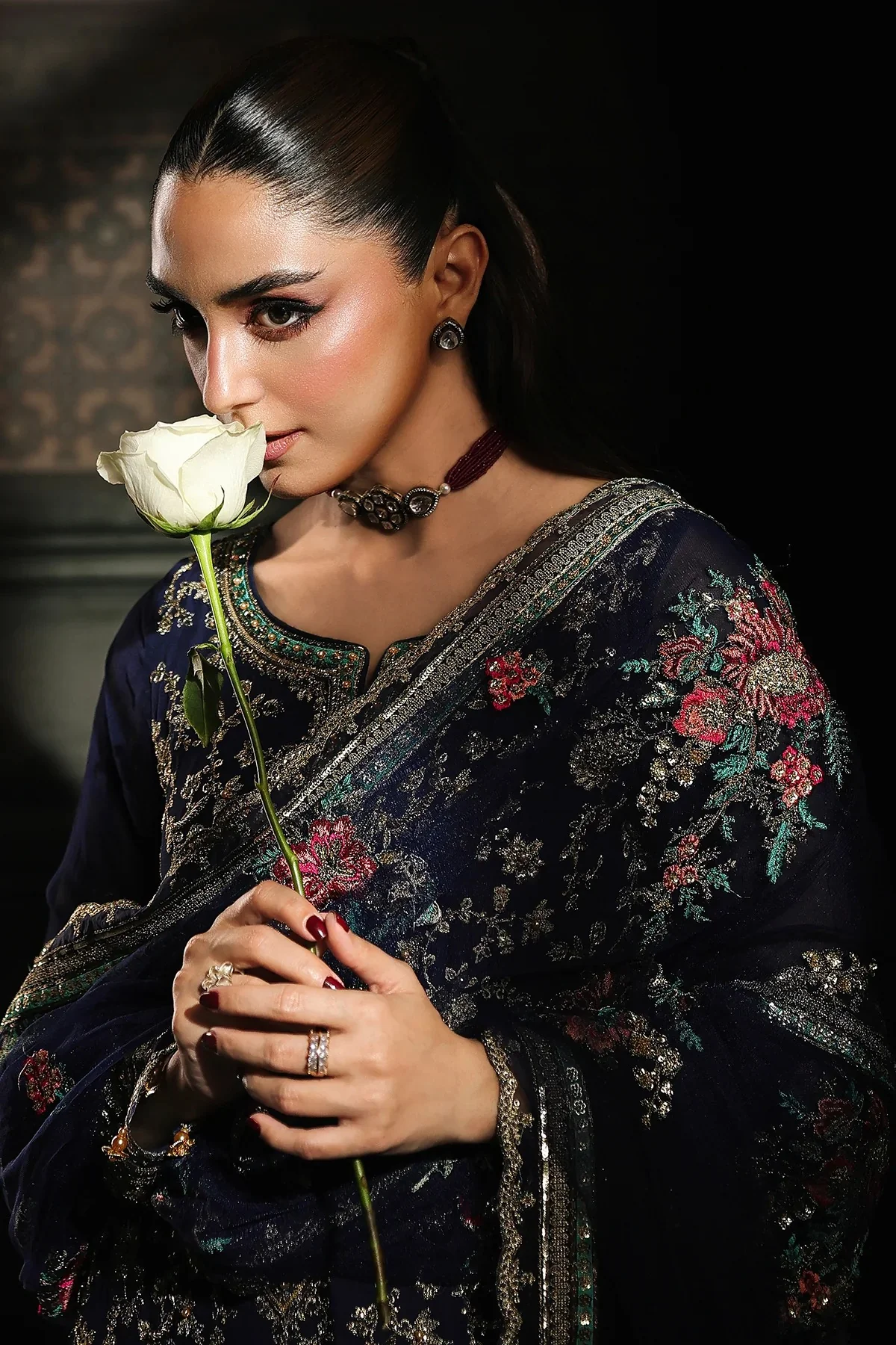 4-PC Charizma Unstitched Luxury Collection - Image 4
