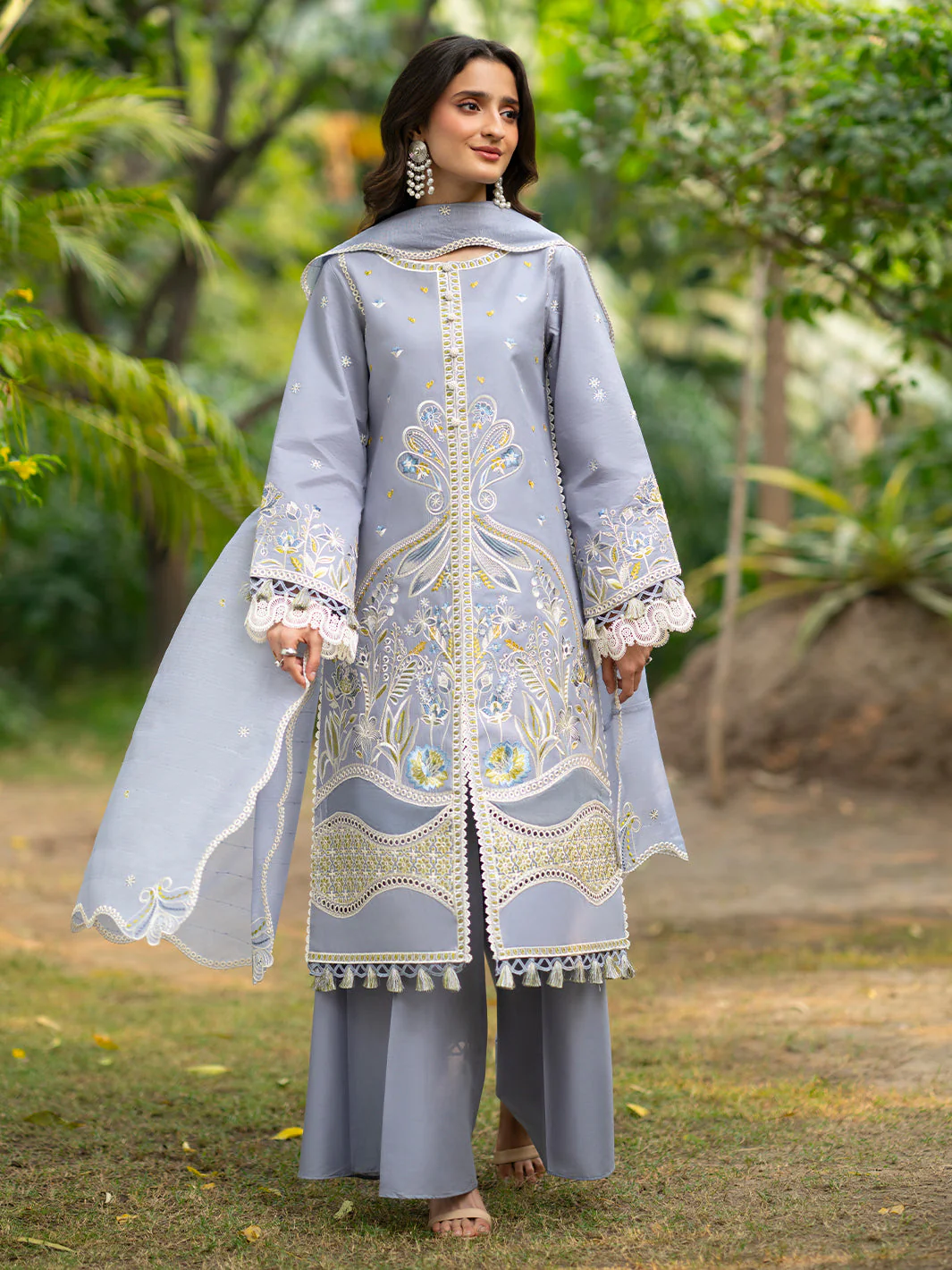 Angan Embroidered Lawn - Image 3