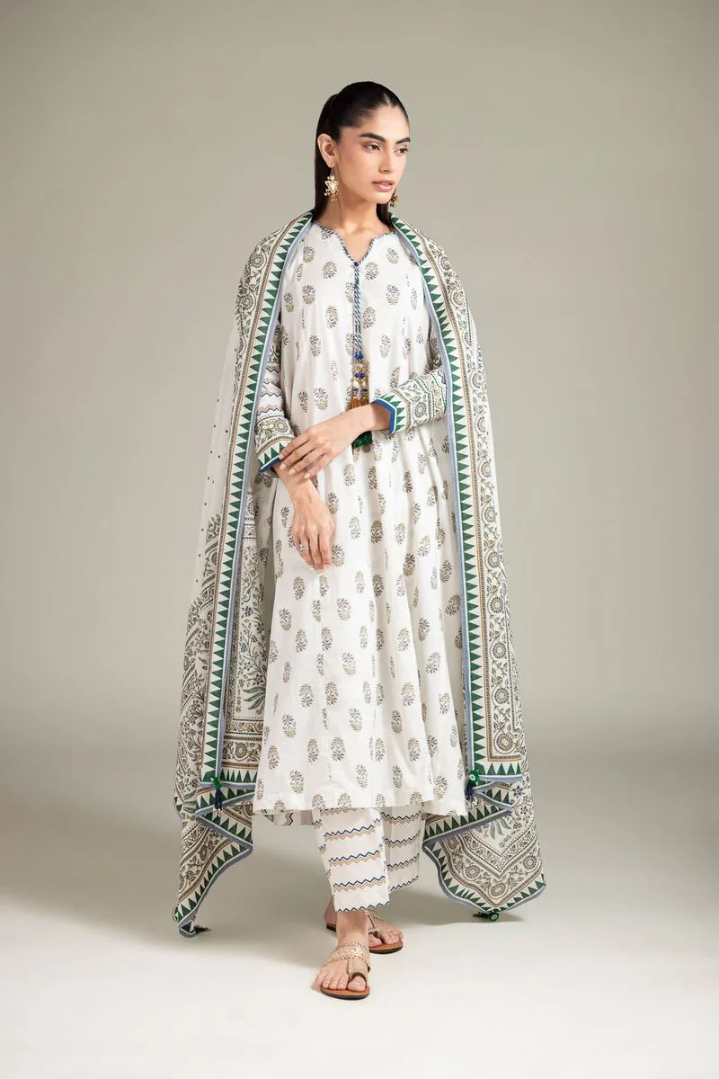 Cambric Kurta 3 piece - Image 3