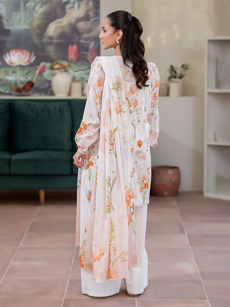 CHIKANKARI Digital Printed Lawn Suit - Image 3