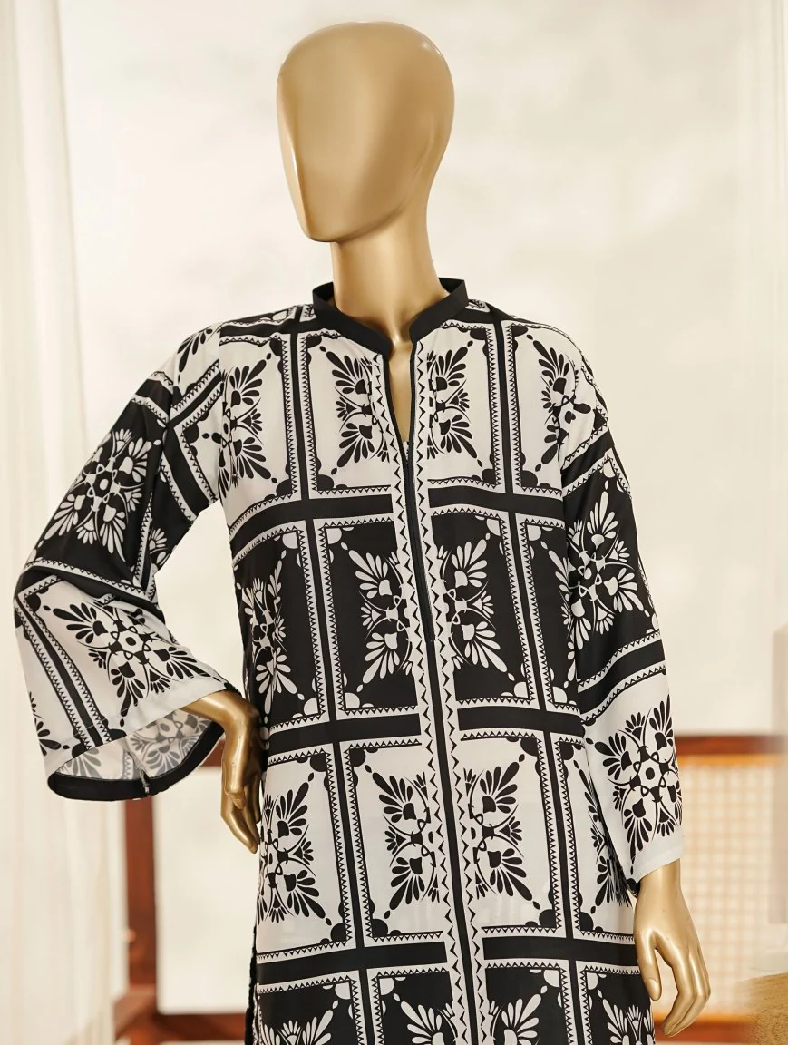 Digital Printed Lawn Stitched 2 Piece Suit - Image 3