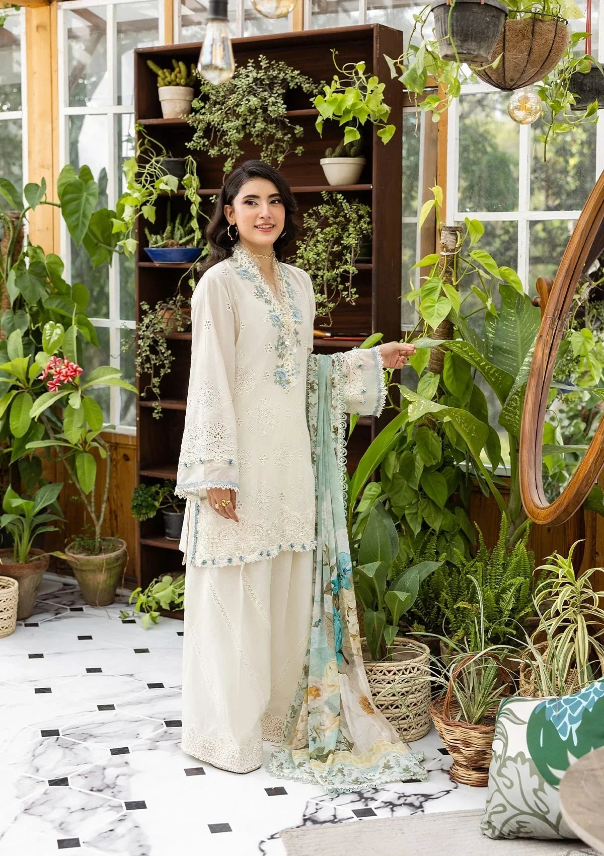 E.Craft Chikankari Lawn - Image 11