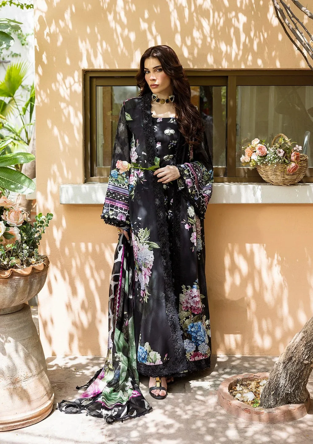 Elaf Prints with Chiffon Dupatta - Image 5