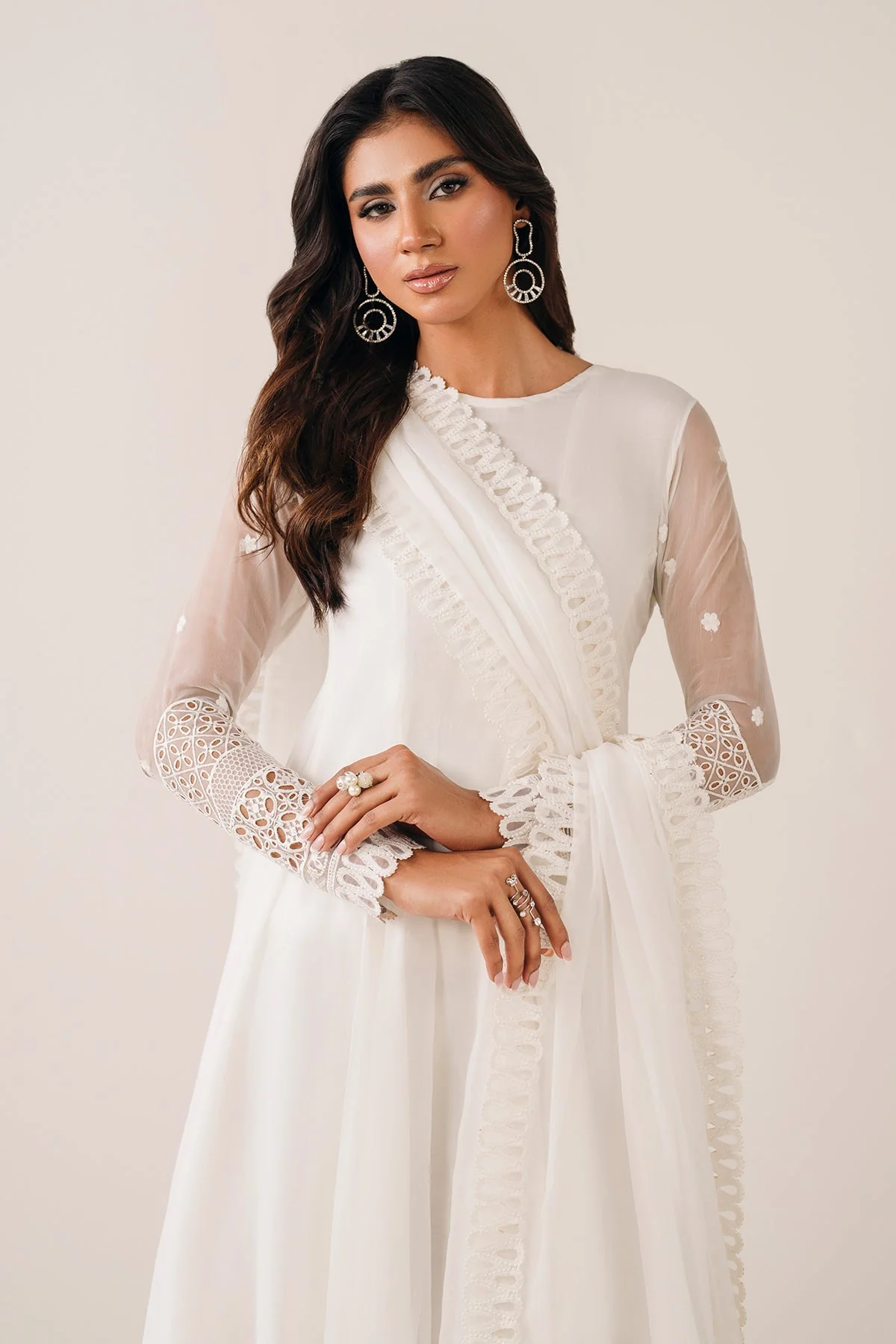 EMBROIDERED CHIFFON DUPATTA 69 - Image 4