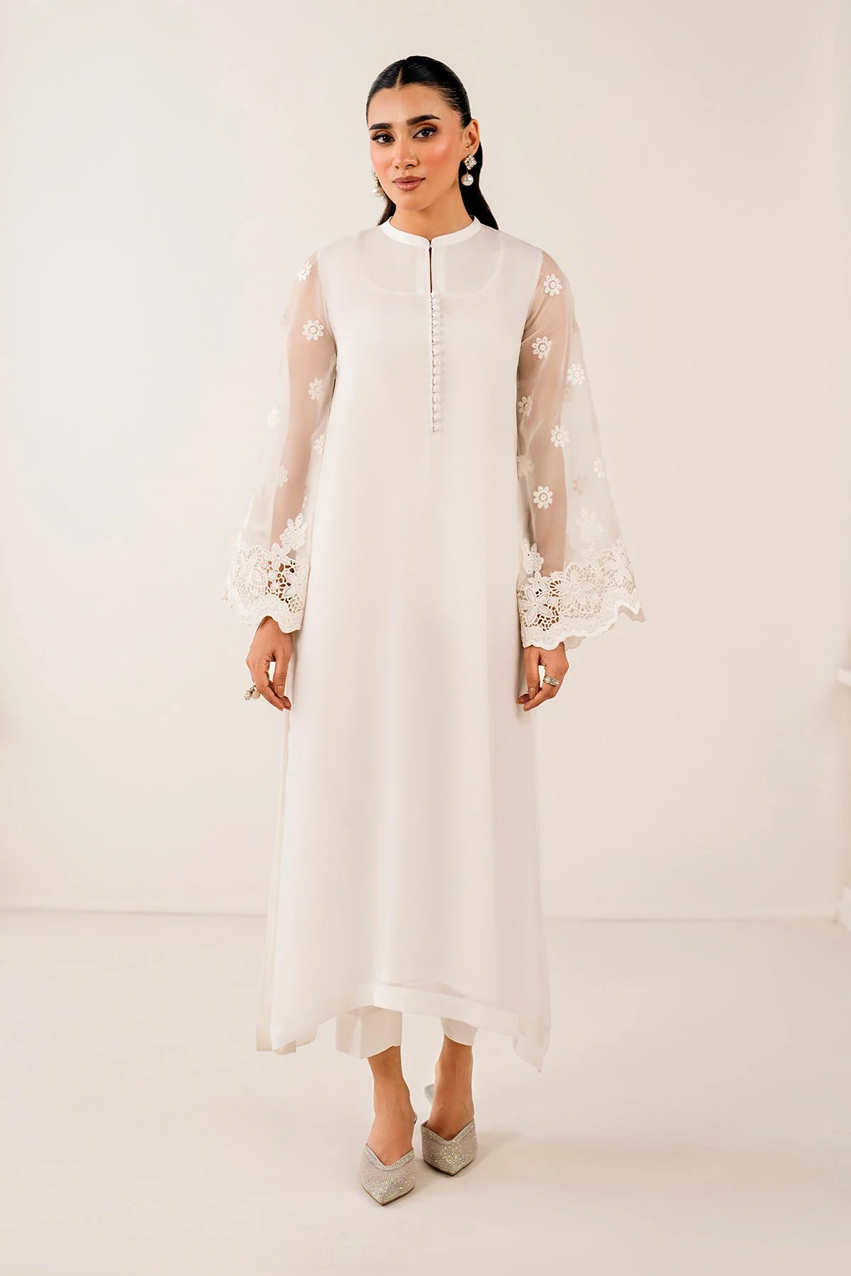 EMBROIDERED CHIFFON DUPATTA 73 - Image 3