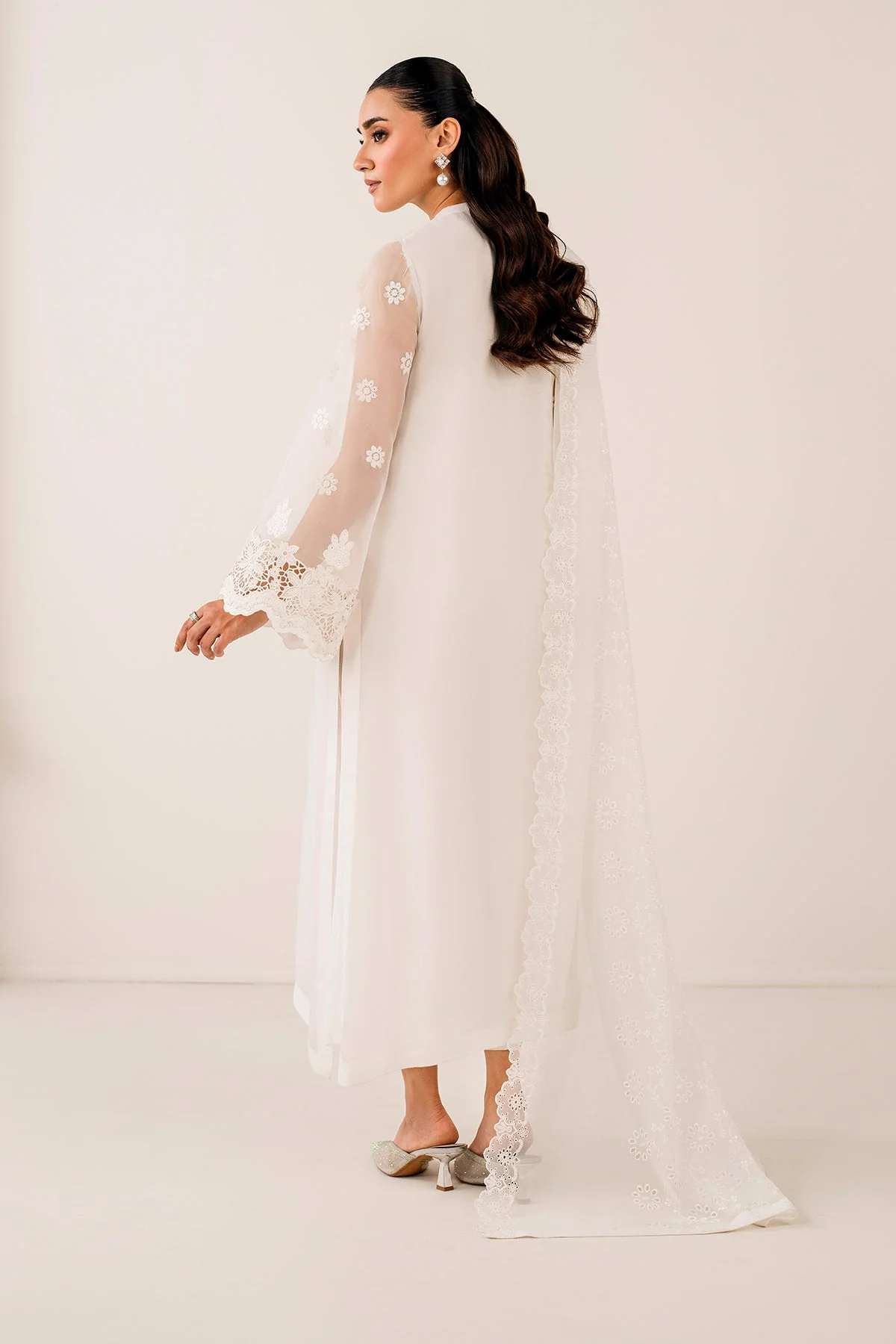 EMBROIDERED CHIFFON DUPATTA 73 - Image 5