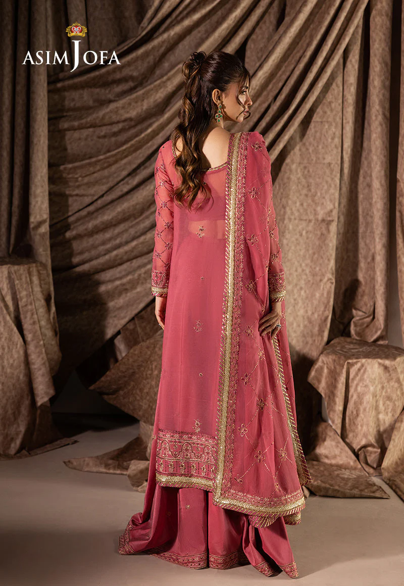 EMBROIDERED CHIFFON UNSTITCHED 3 PCS - Image 2