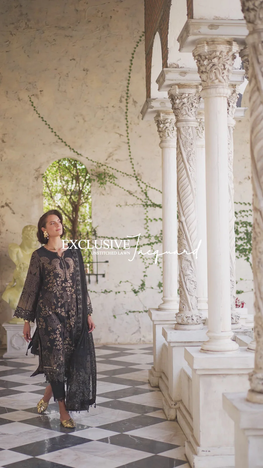 EMBROIDERED JACQUARD LAWN - Image 7