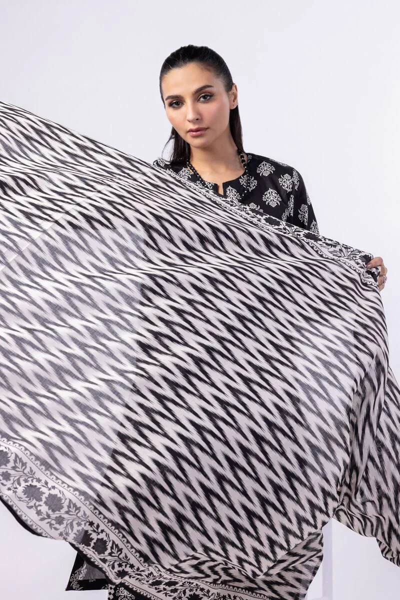 Embroidered | Lawn Dupatta - Image 3