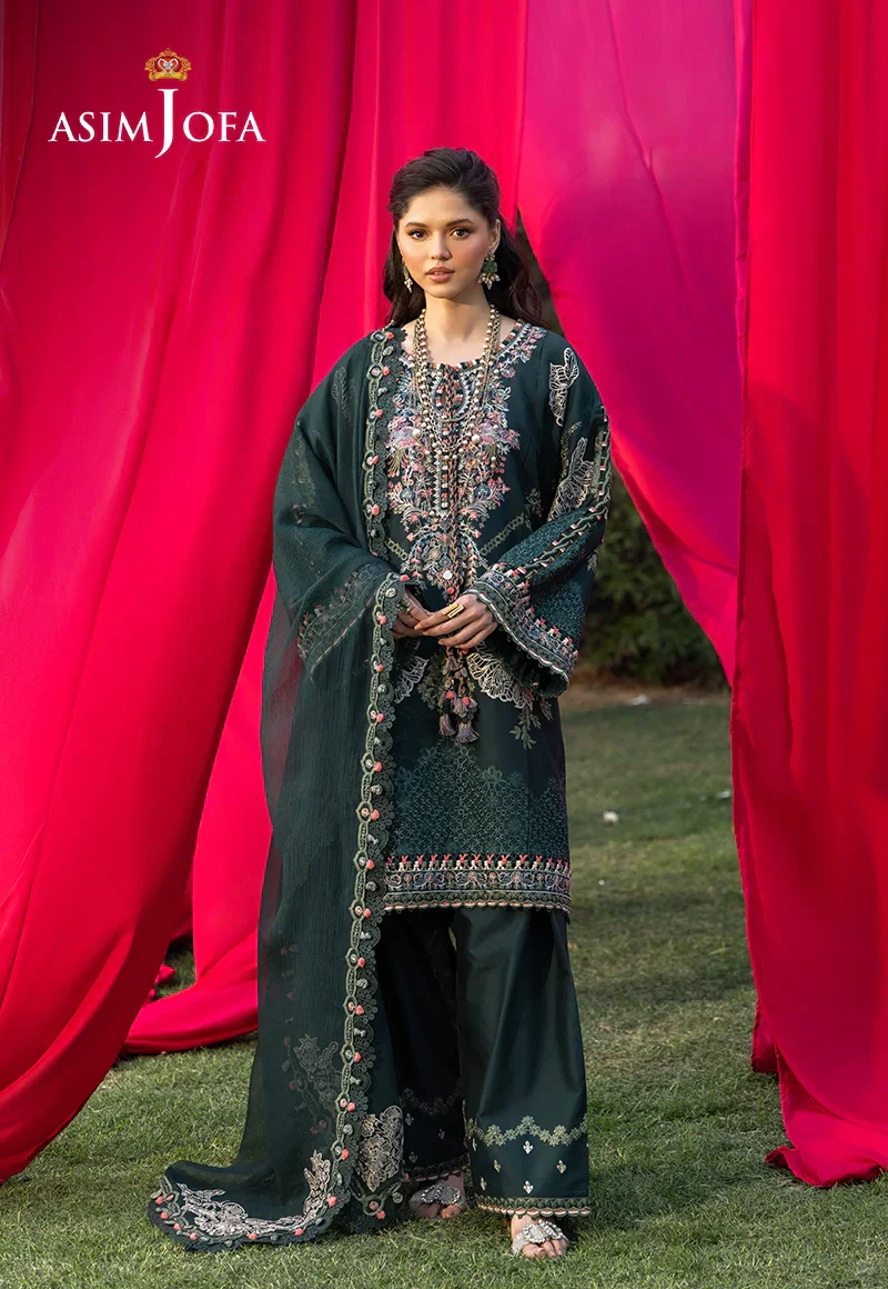 Embroidered Lawn Unstitched 3 Pcs