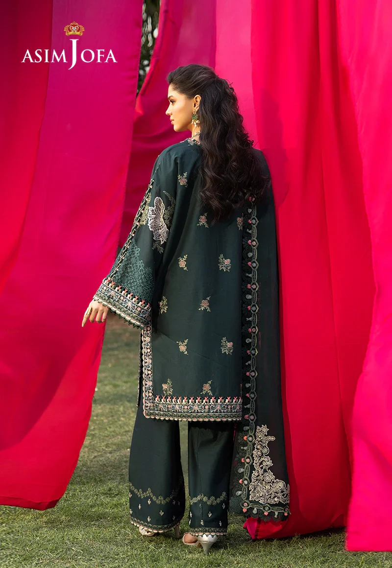 Embroidered Lawn Unstitched 3 Pcs - Image 2