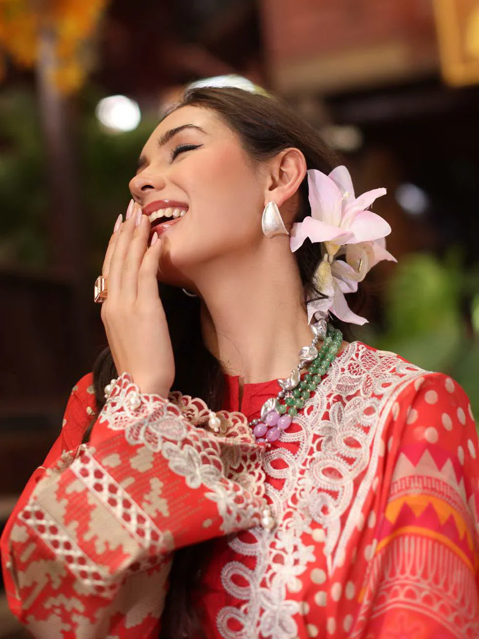 Embroidered Lawn Unstitched 3Pc Suit - Image 5