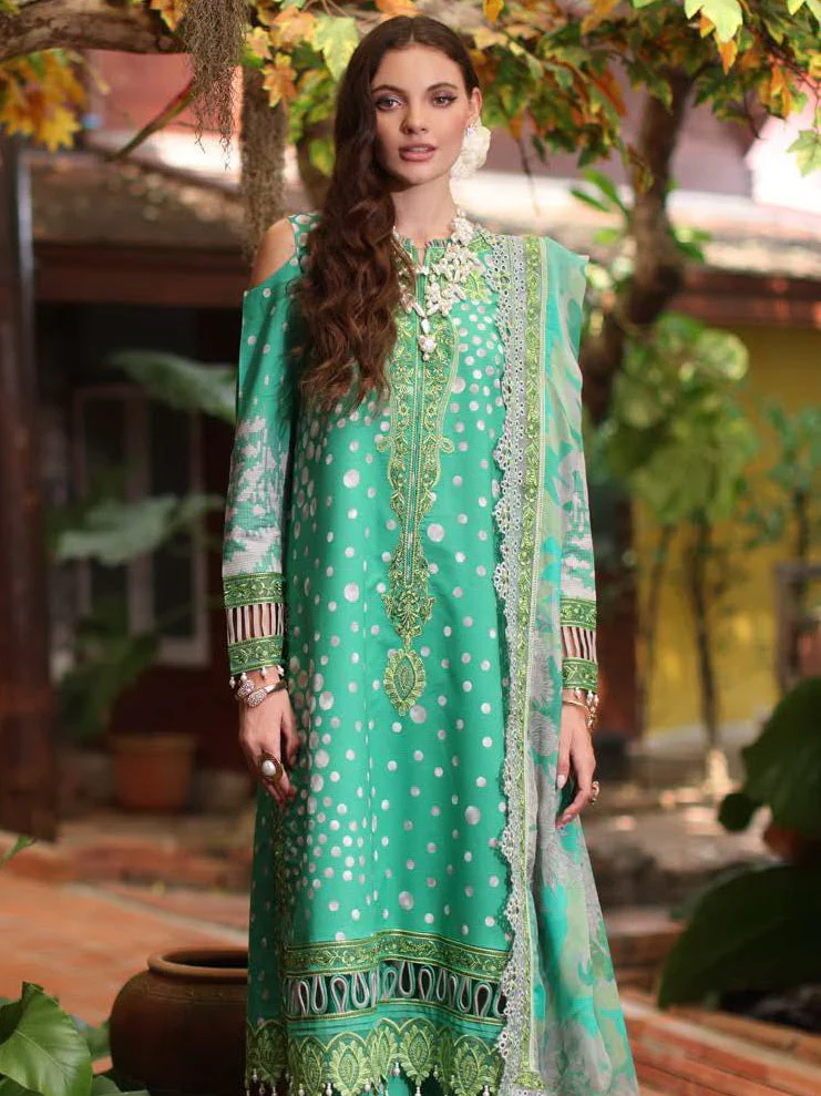 Embroidered Lawn Unstitched 3Pc Suit