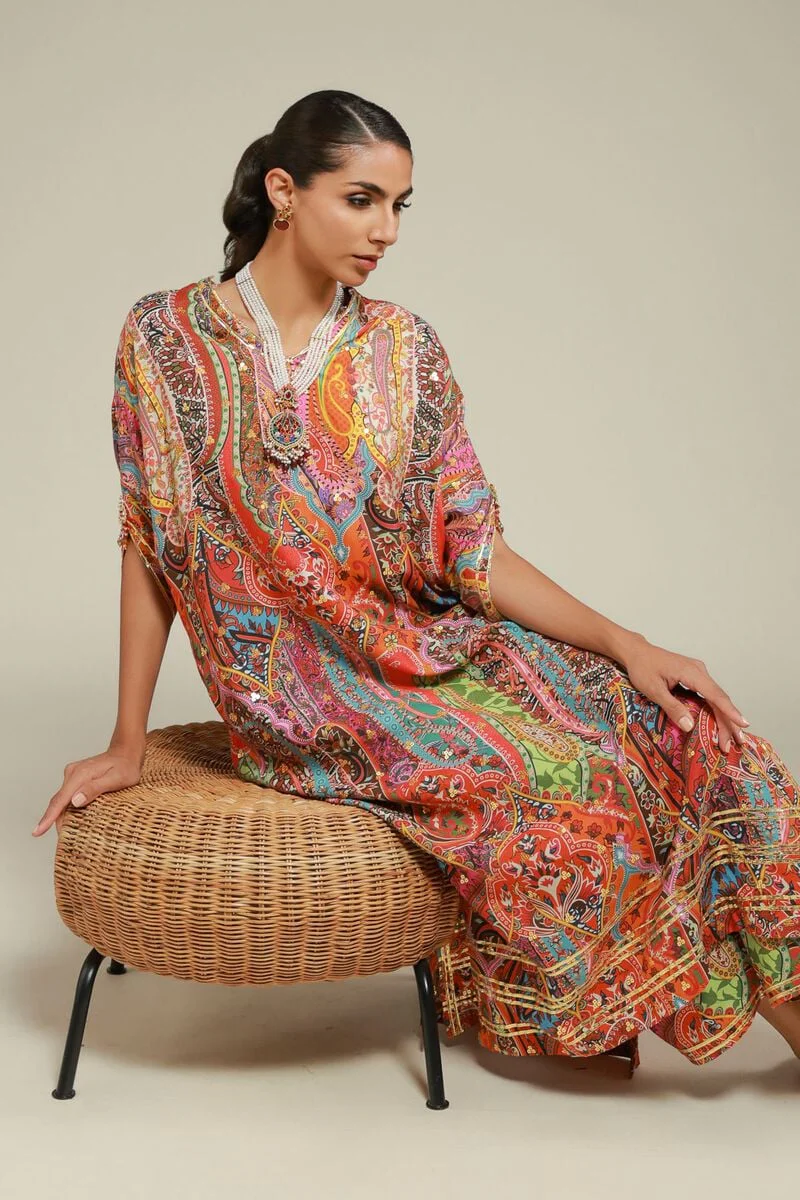 Embroidered | Raw Silk 2 Piece Co-ord Set - Image 3