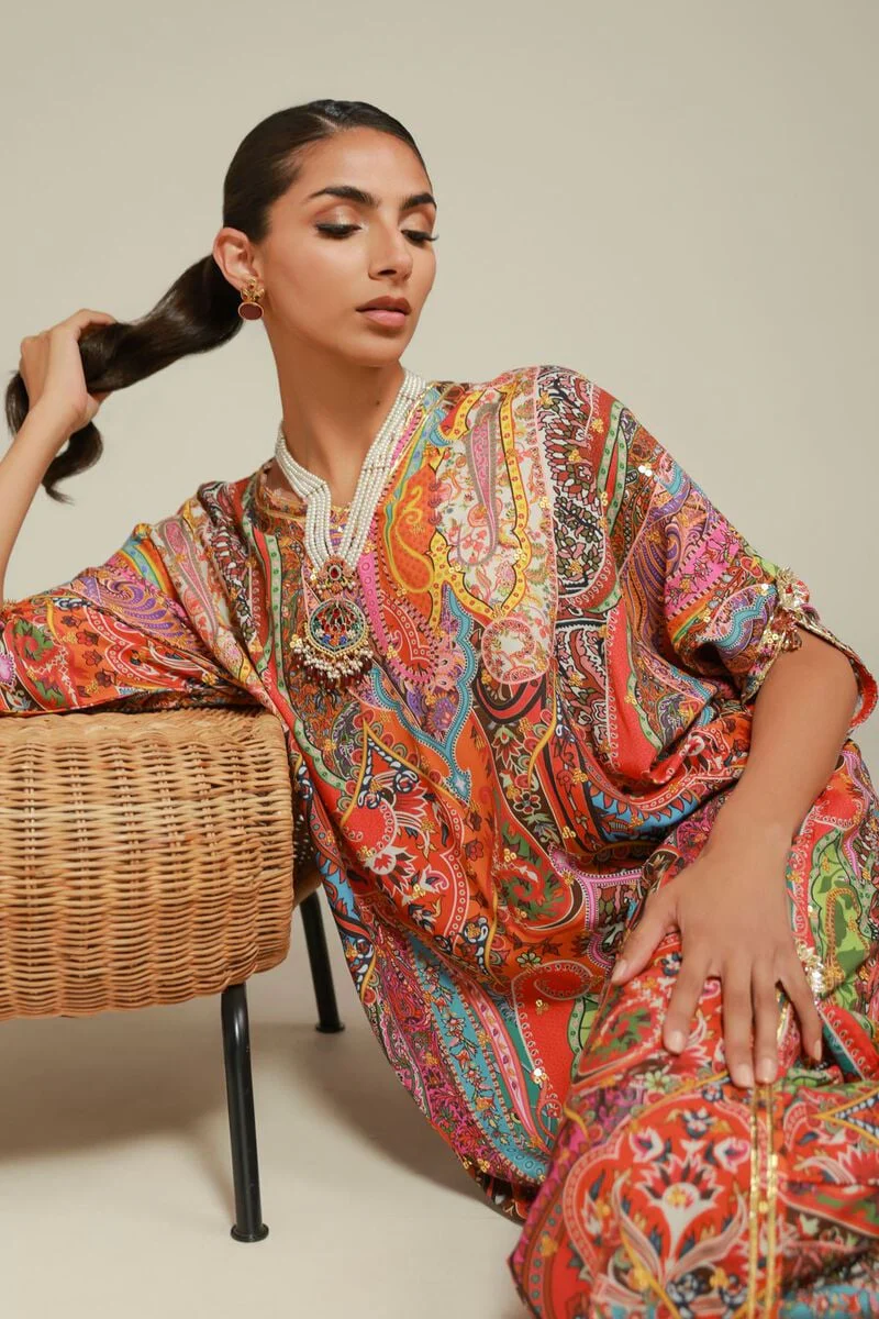 Embroidered | Raw Silk 2 Piece Co-ord Set - Image 5