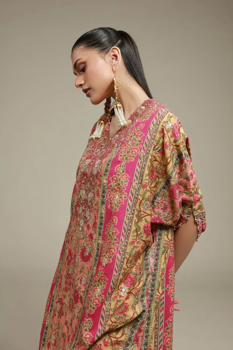 Embroidered | Raw Silk 2 Piece Co-ord Set | Top and Bottom - Image 5