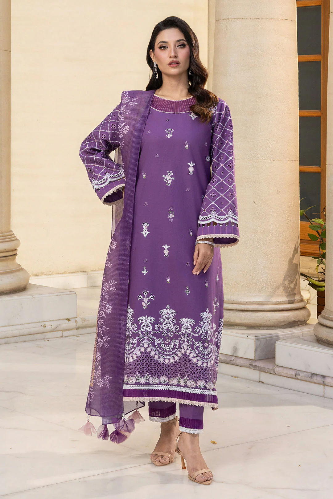 Embroidered Shirt Shalwar Dupatta