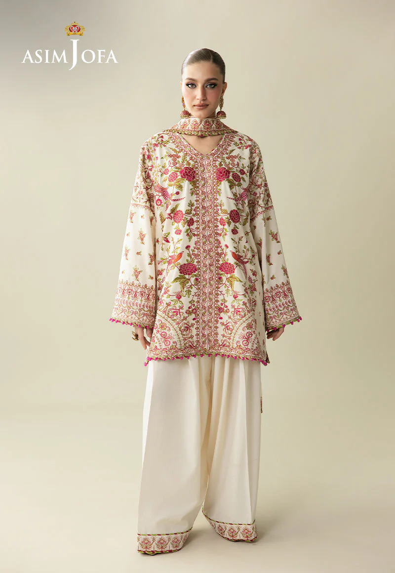 Embroidered Velvet Unstitched 3 Pcs