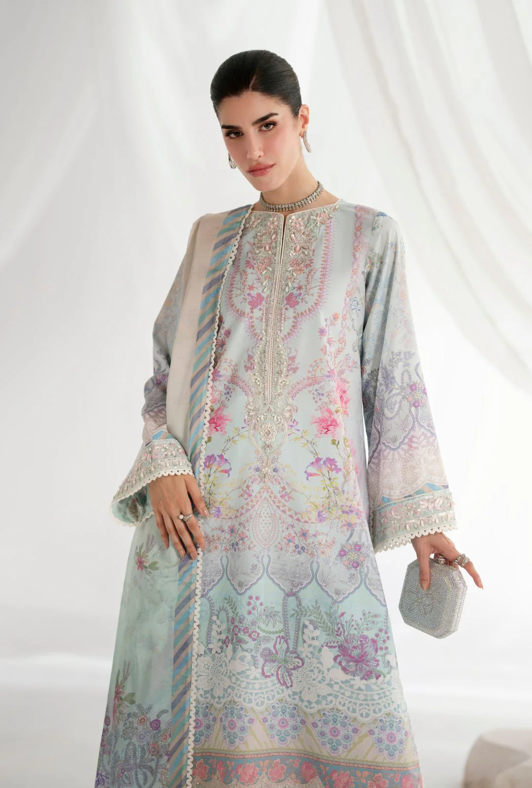 Garden Whisper Printed silk - Image 4