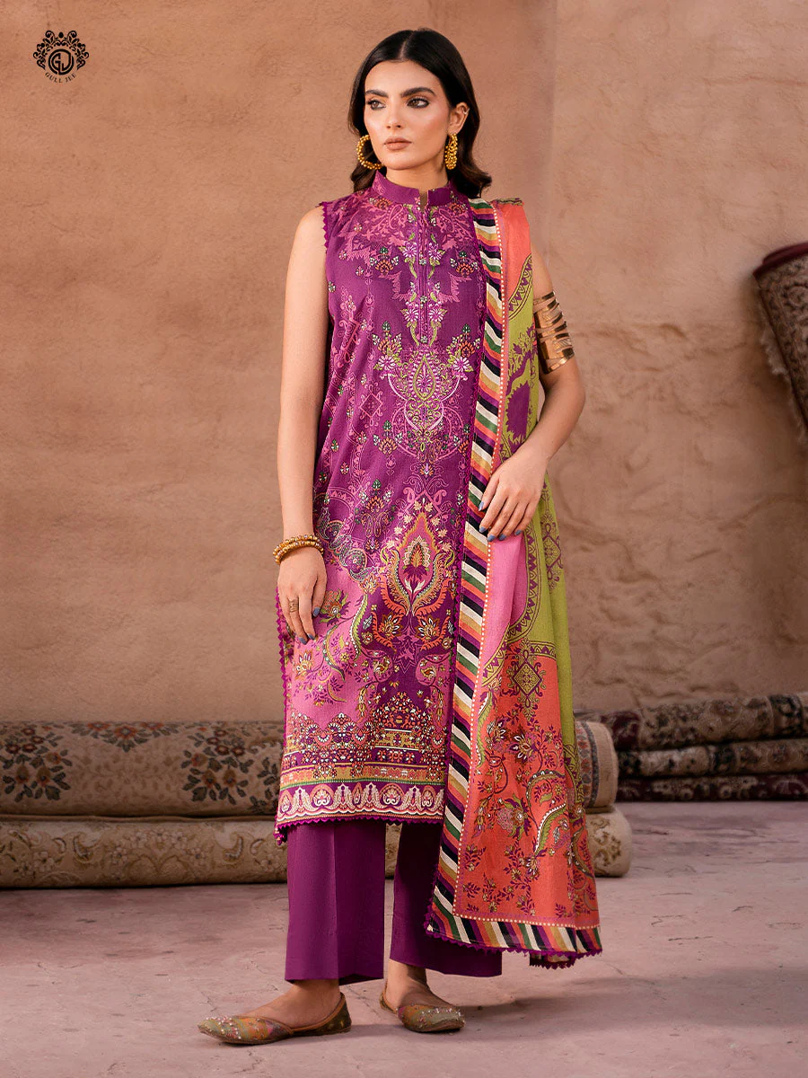 Gullbano Unstitched 3 pc Lawn