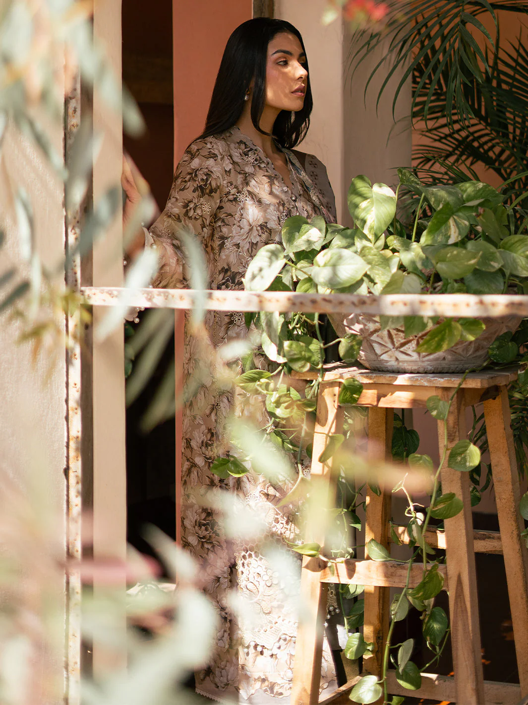 Hazel Printed Embroidered Lawn - Image 5