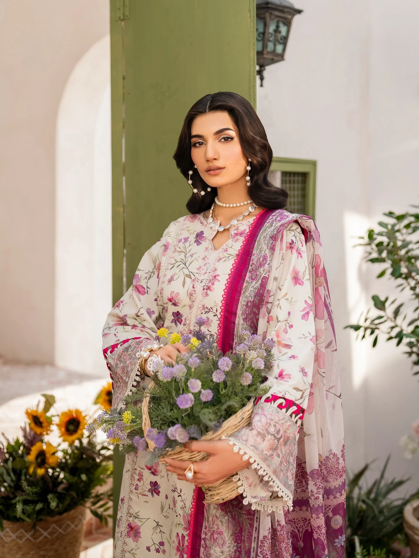 Husn-E-Arah Unstitched Lawn - Image 3