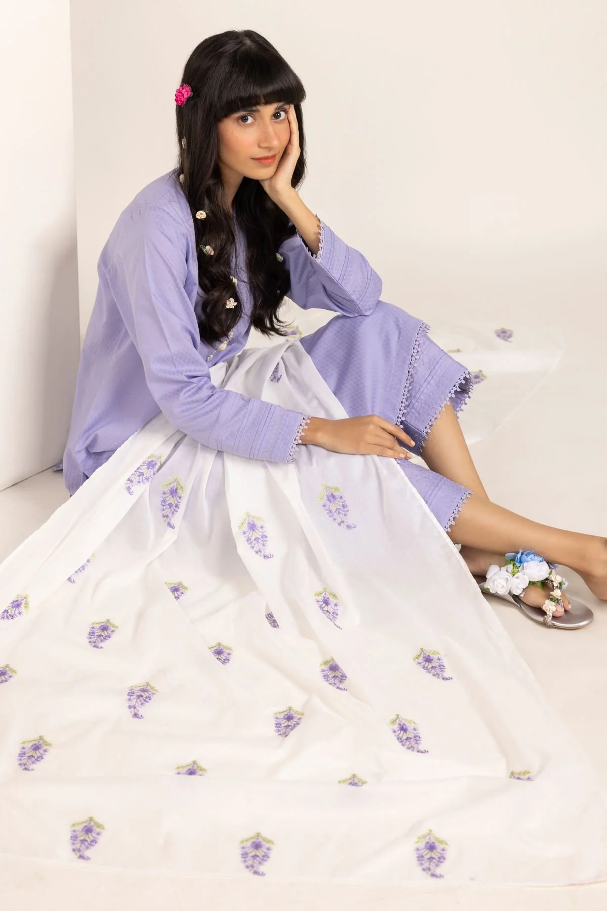 KHAADI EMBROIDERED DUPATTA - Image 3