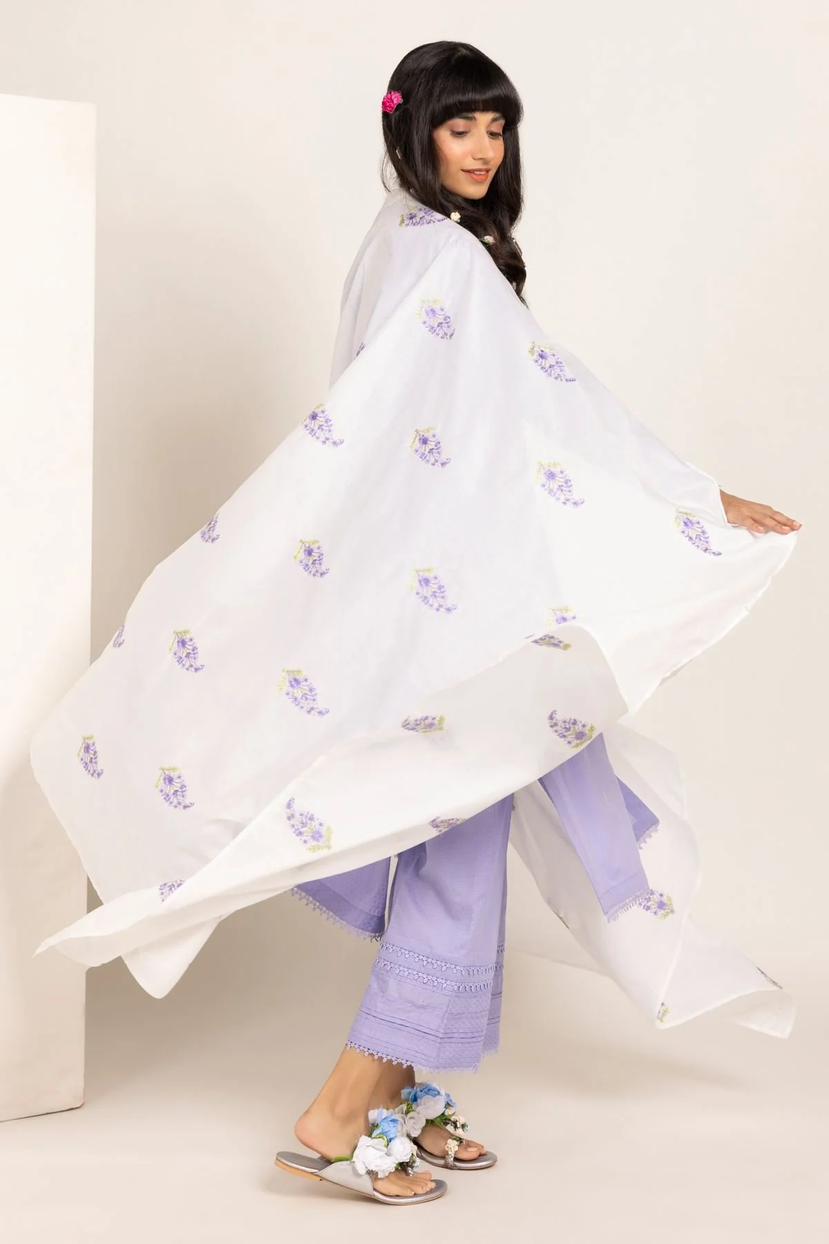 KHAADI EMBROIDERED DUPATTA - Image 4