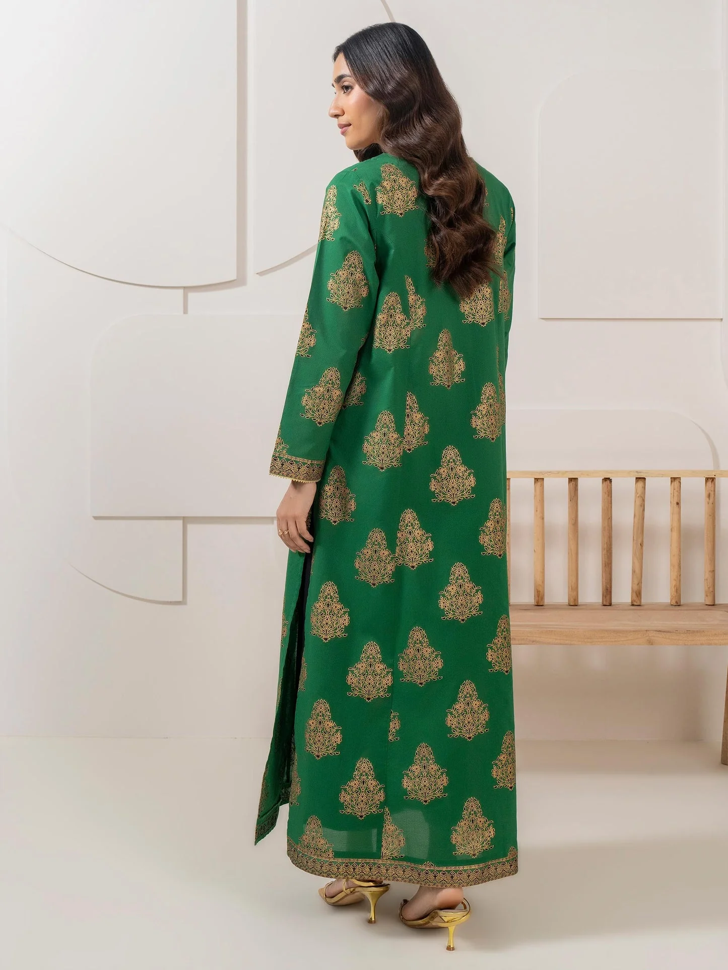 Lawn Shirt-Paste-Print (Pret) - Image 2