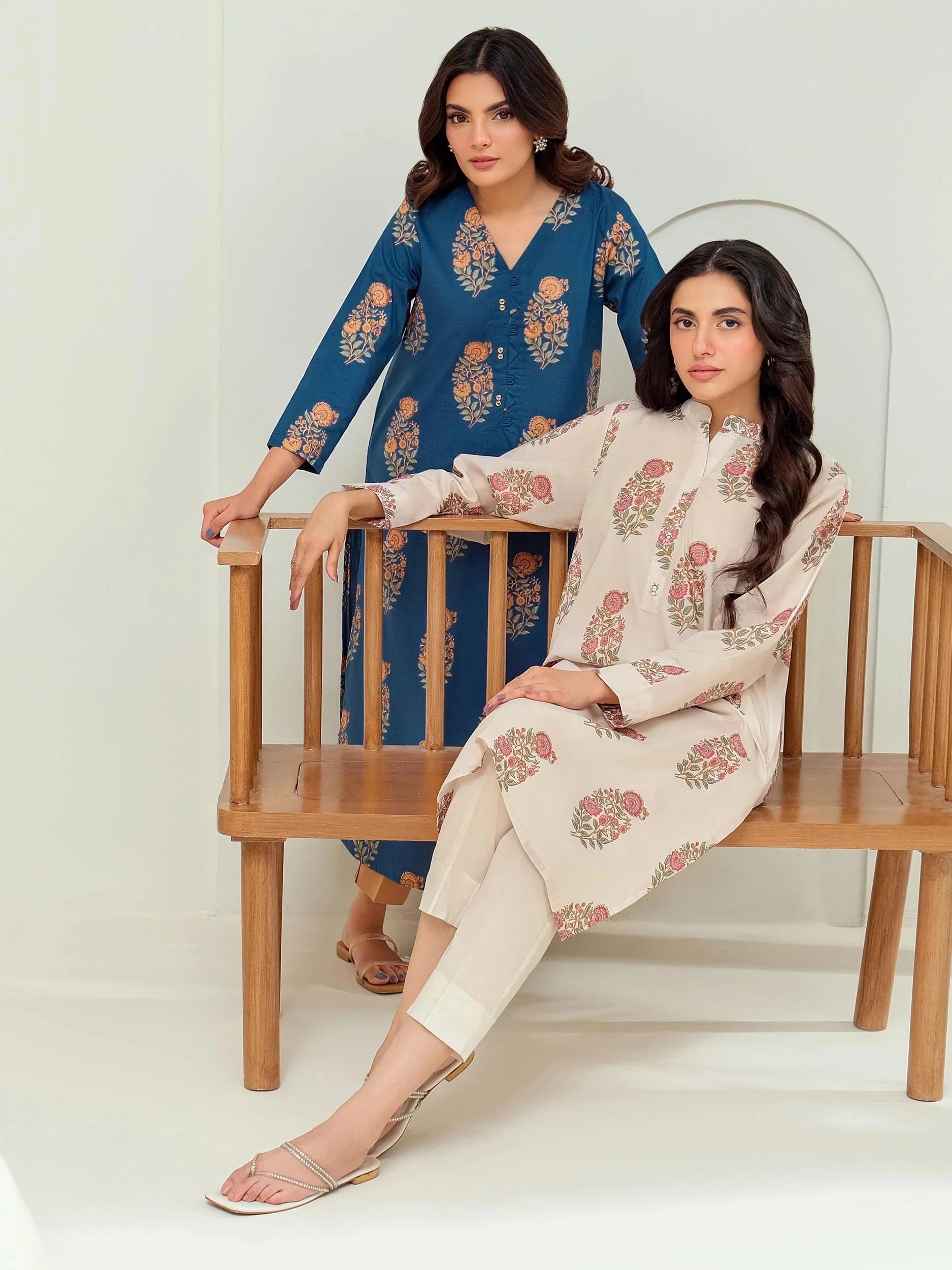 Lawn Shirt-Paste Print (Unstitched) - Image 9