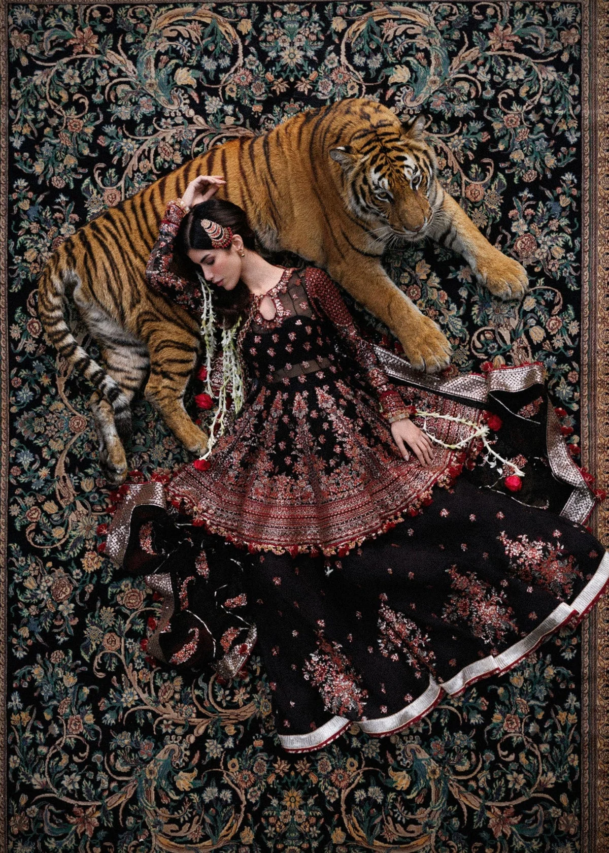 Luxury Festive Unstitched Suit - Image 5