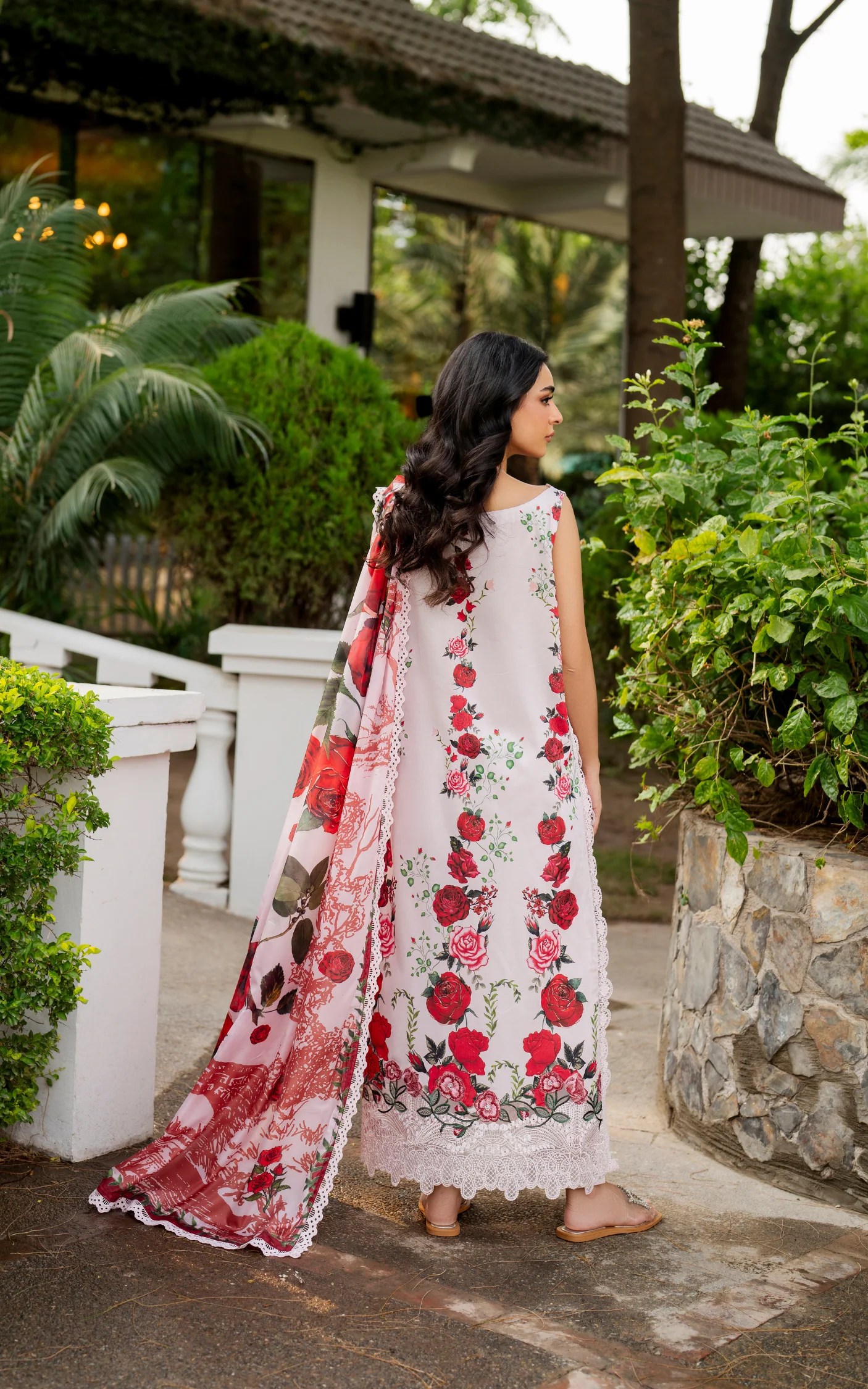 Meraki 3pcs Embroidered Unstitched Summer - Image 2