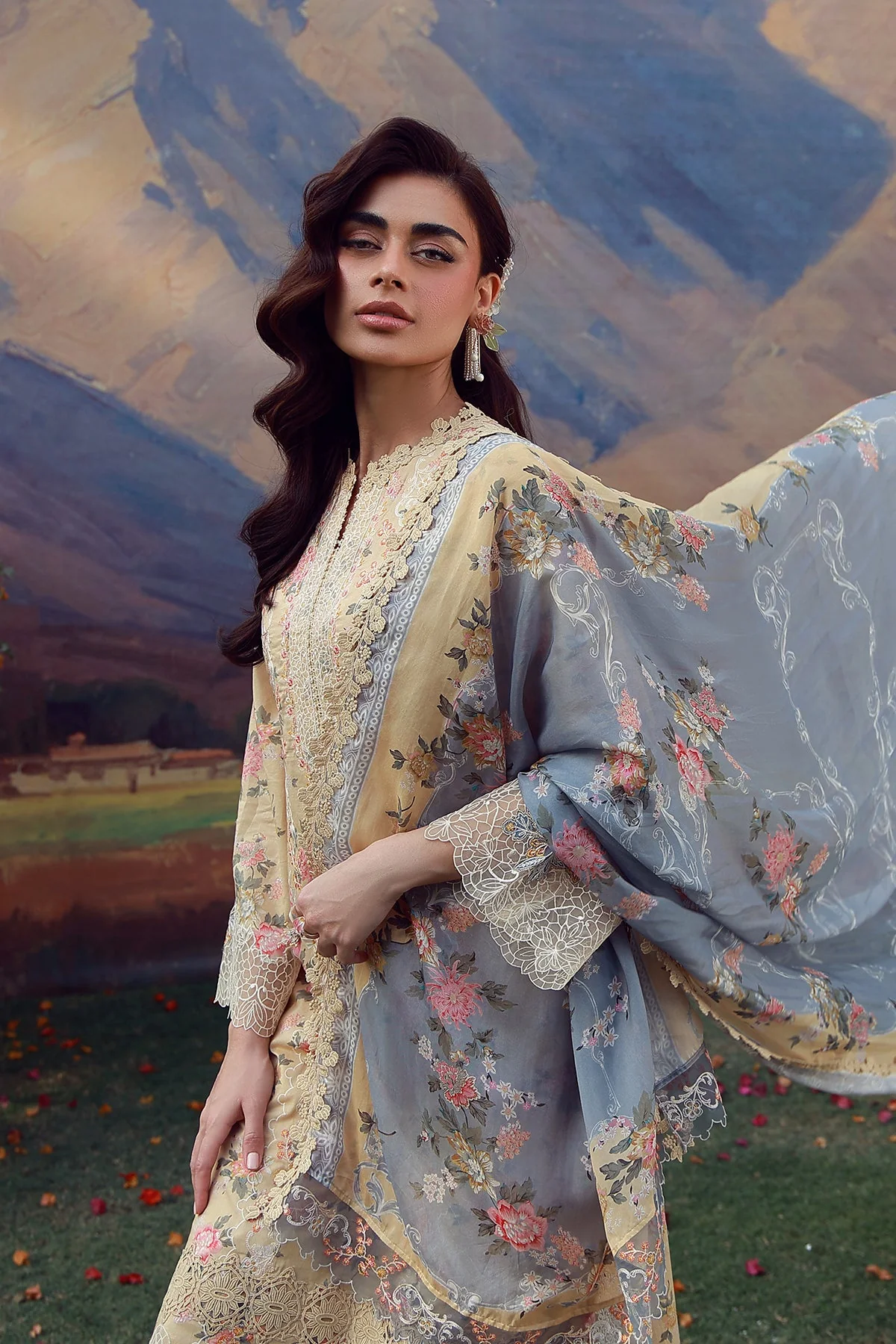 Mirha - 3 Piece Embroidered - Image 5