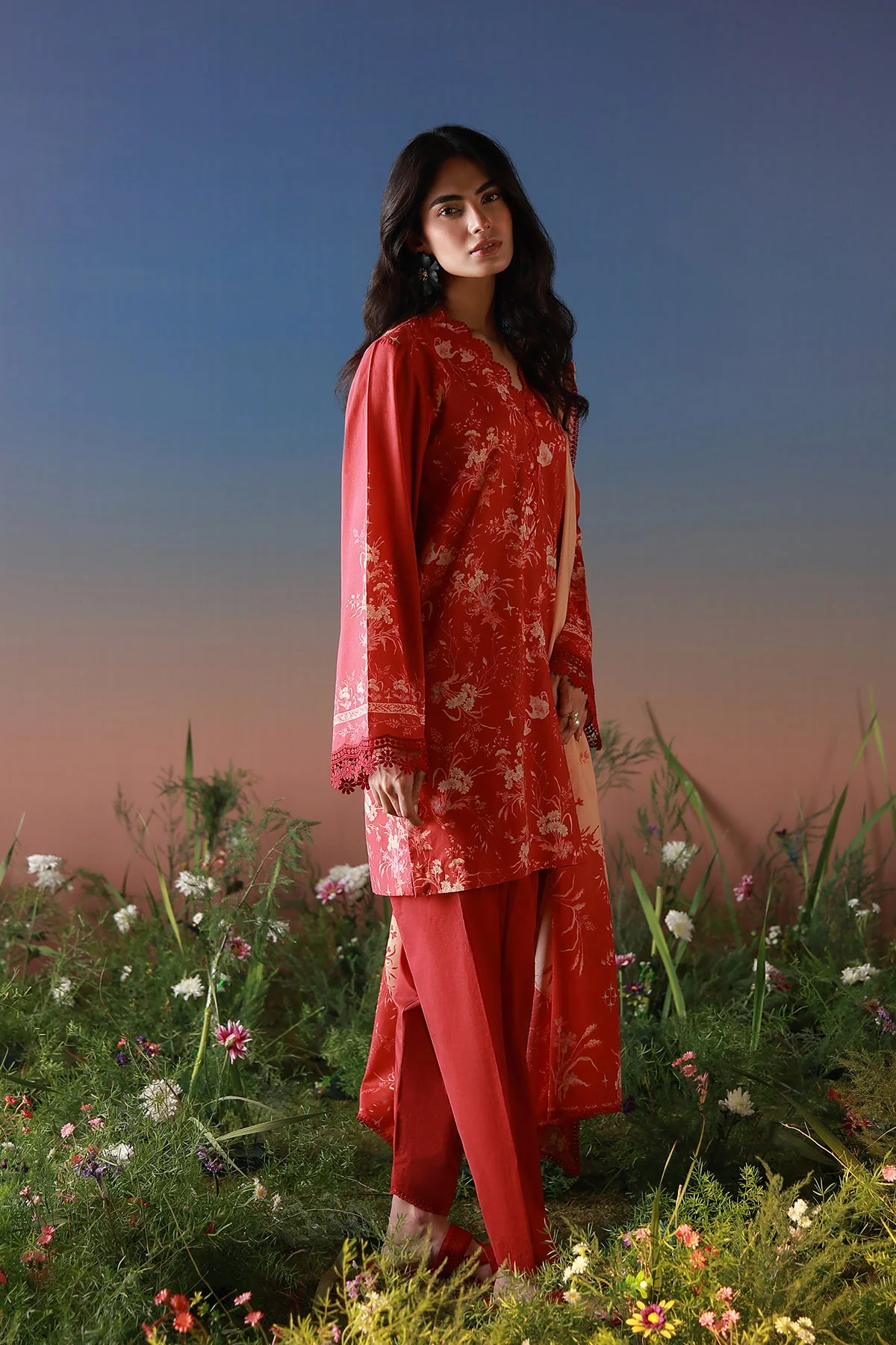 Mirha Unstitched Printed Lawn - Image 2