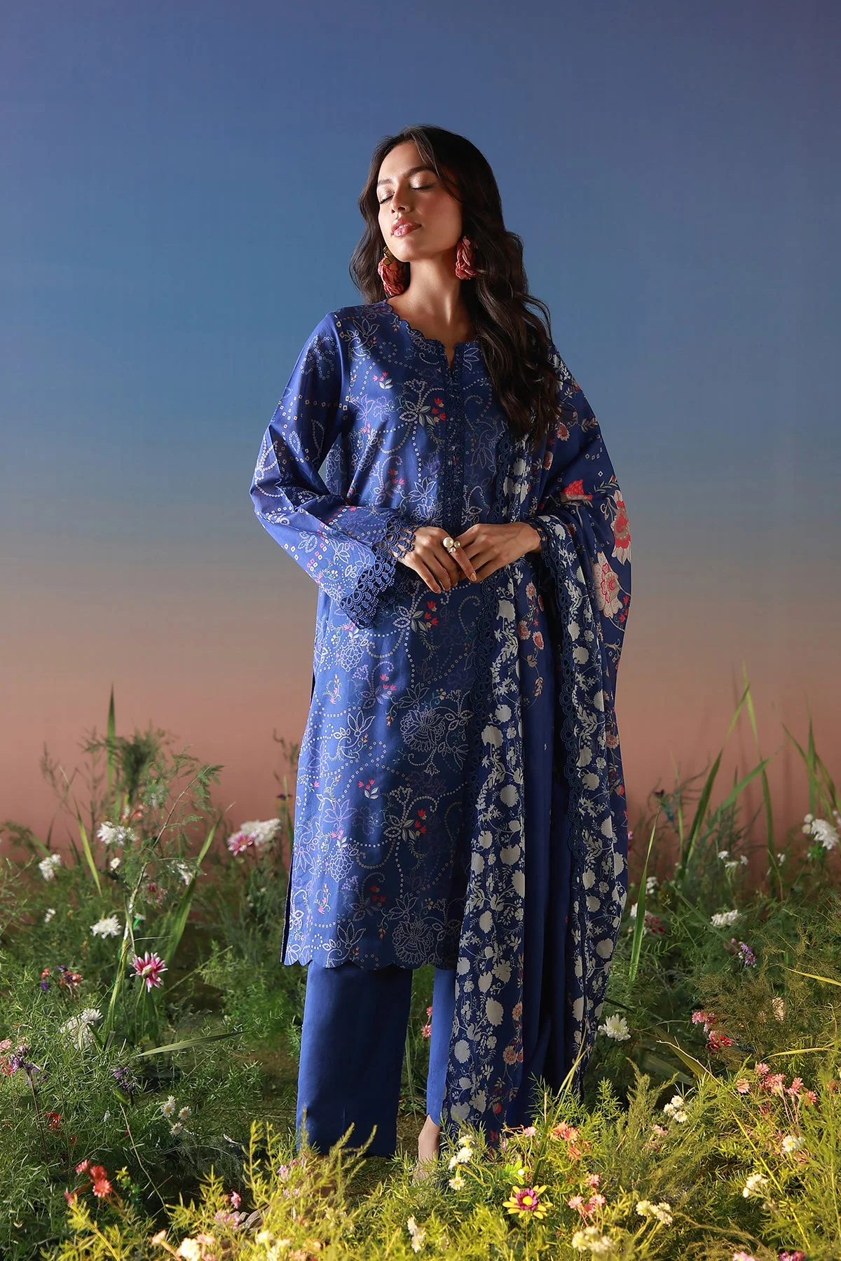 Mirha Unstitched Printed Lawn - Image 3