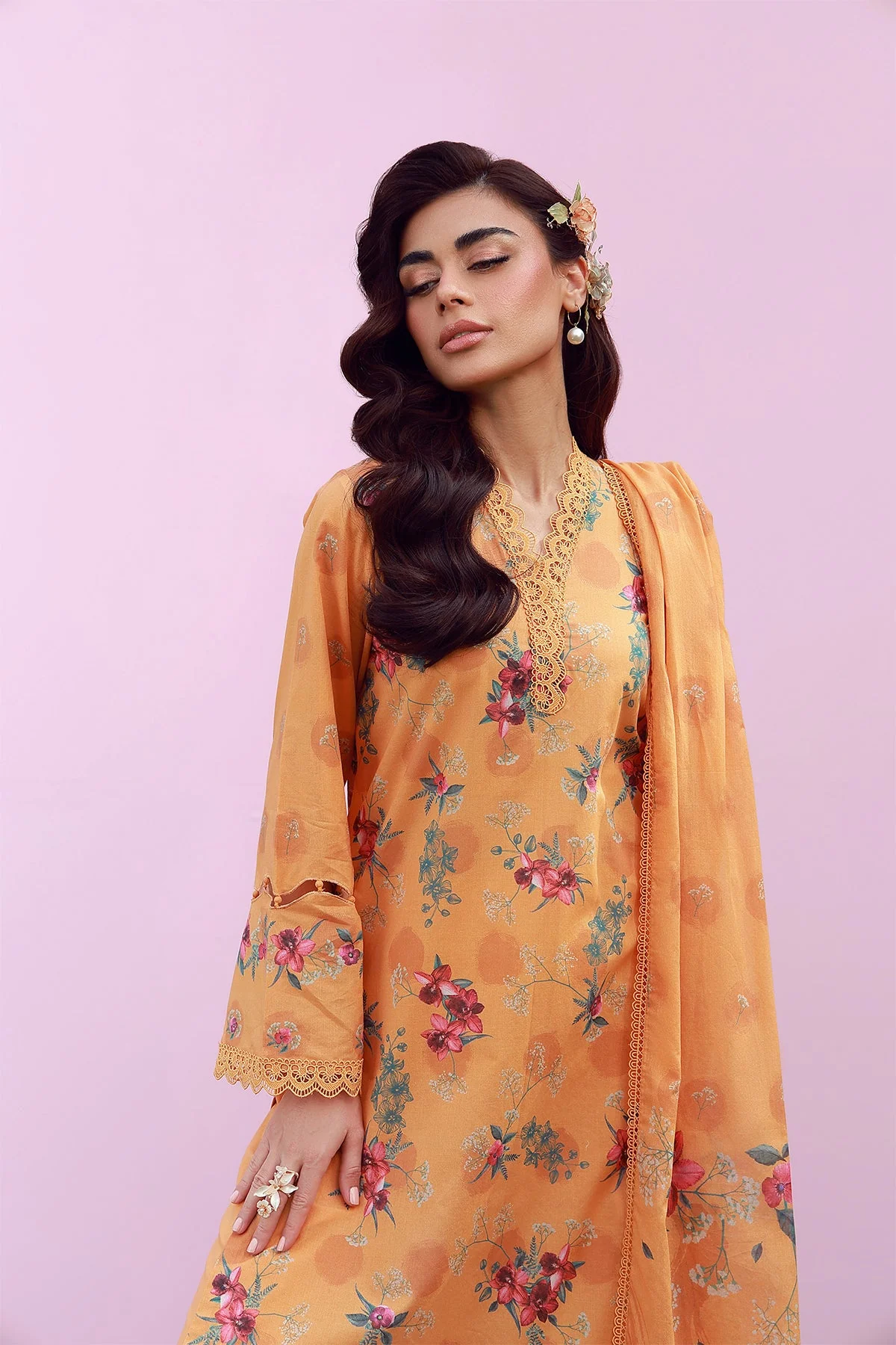 Mirha Unstitched Printed Lawn - Image 3