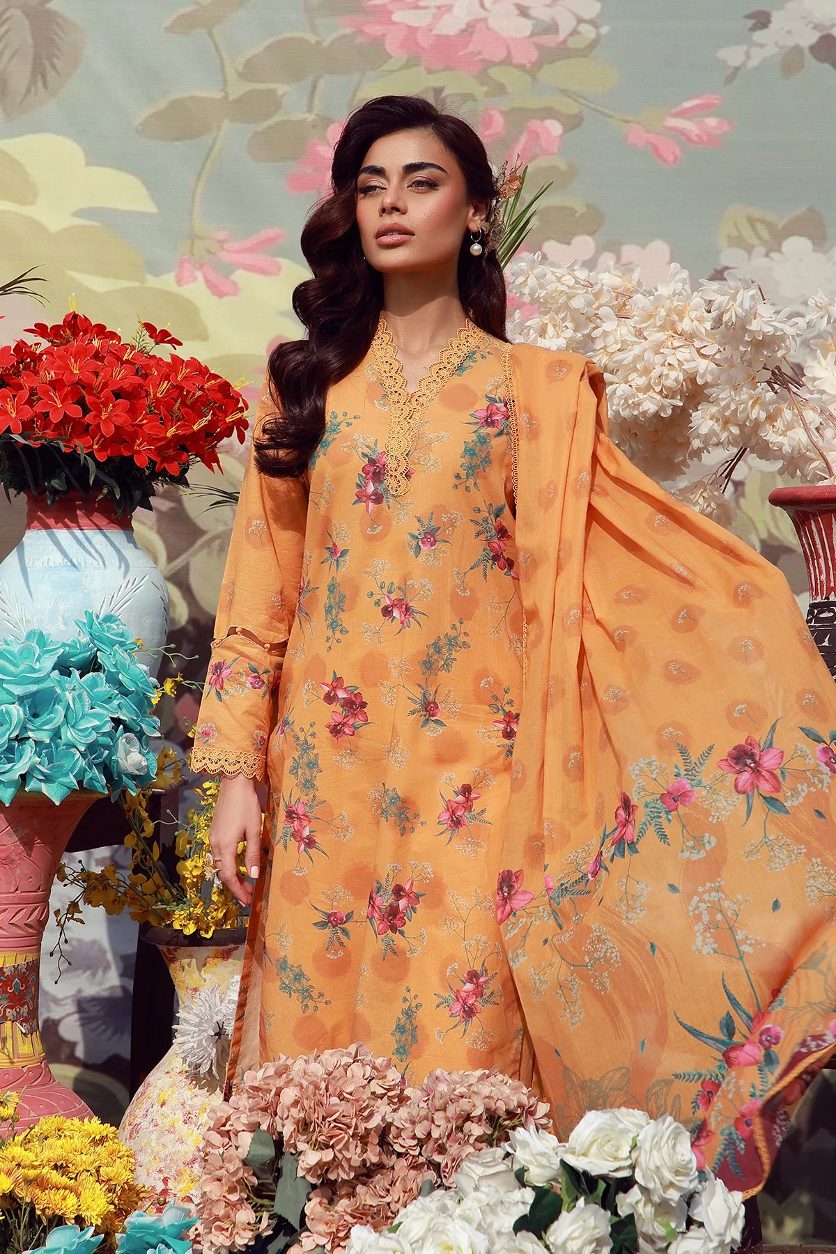 Mirha Unstitched Printed Lawn - Image 6