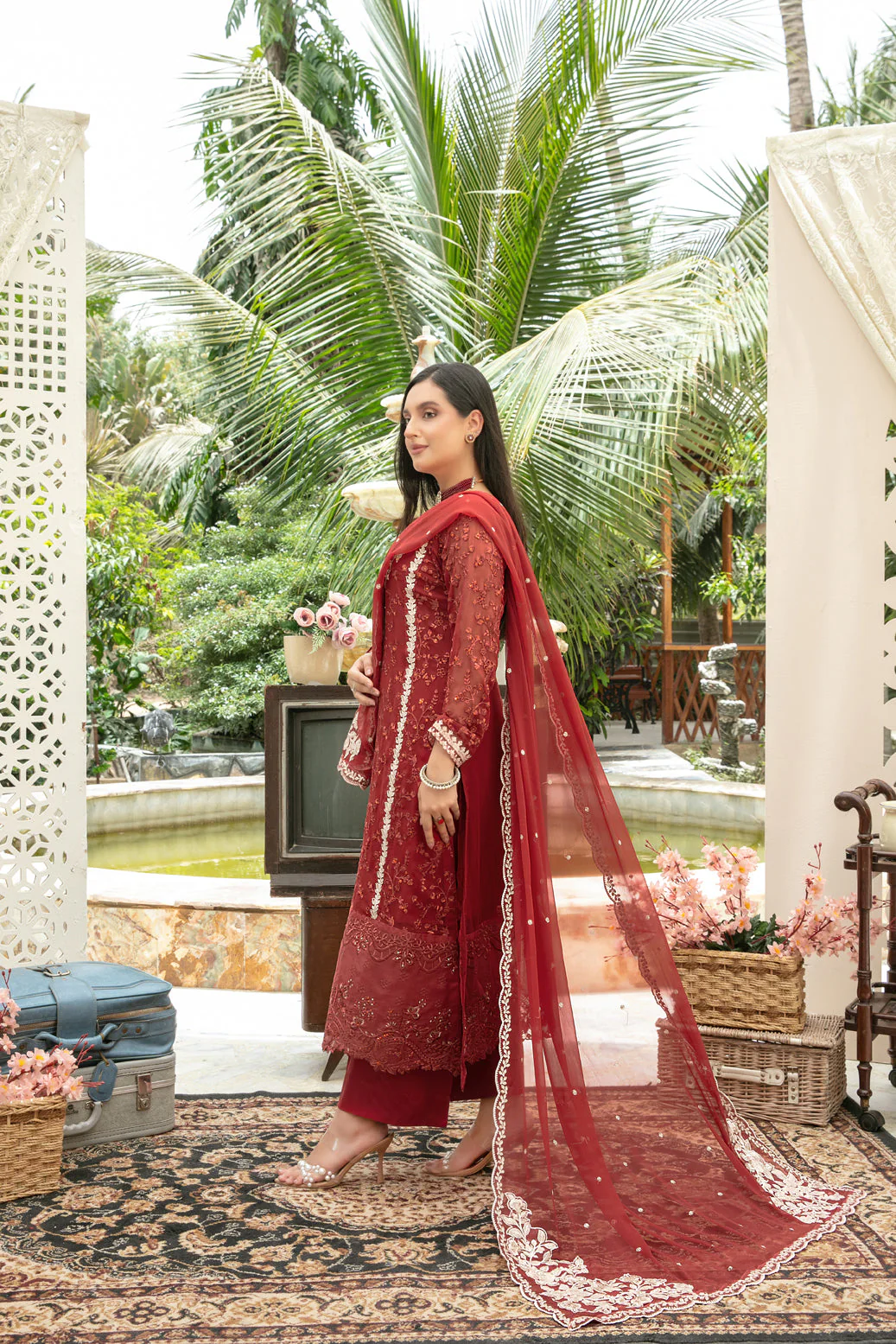 Nuresa Embroidered Fancy Chiffon - Image 2