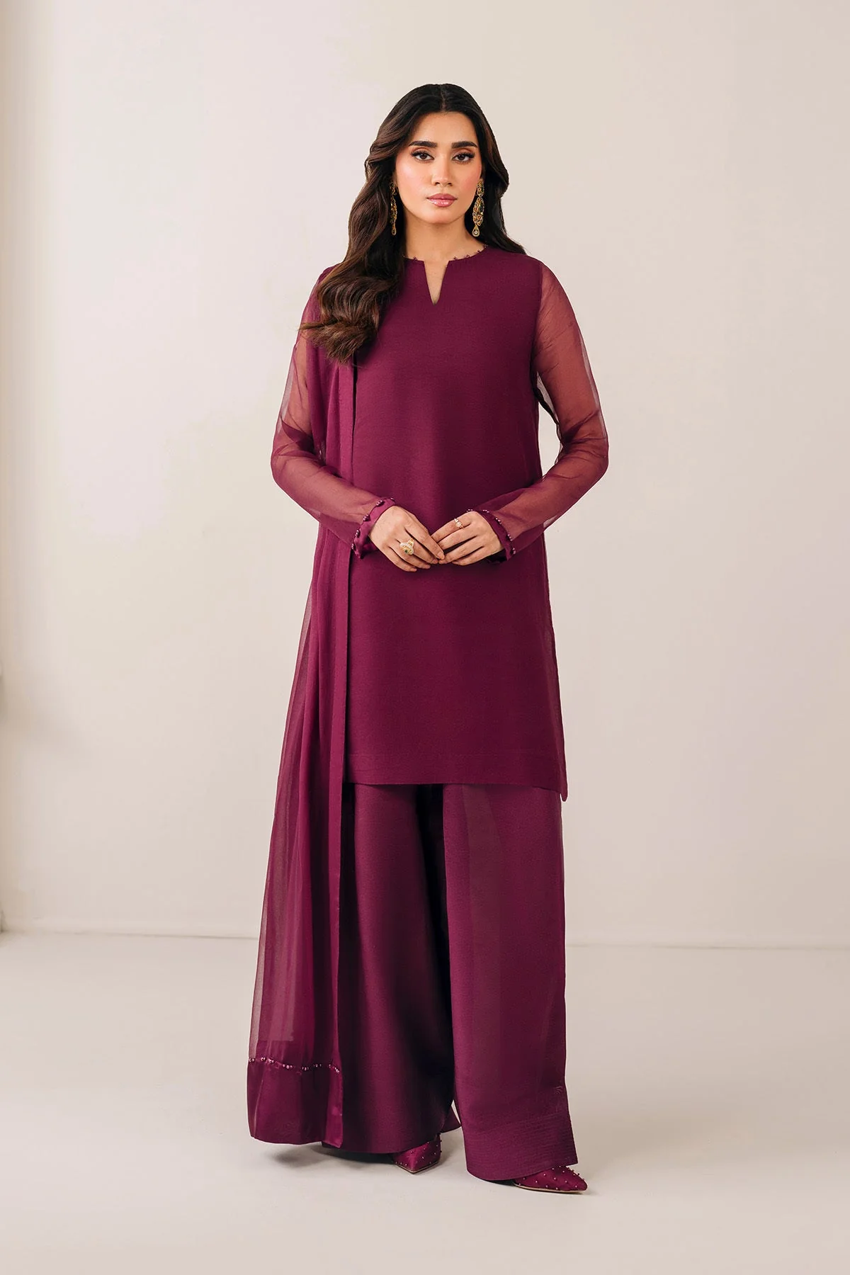 PLAIN CHIFFON DUPATTA 58 - Image 4
